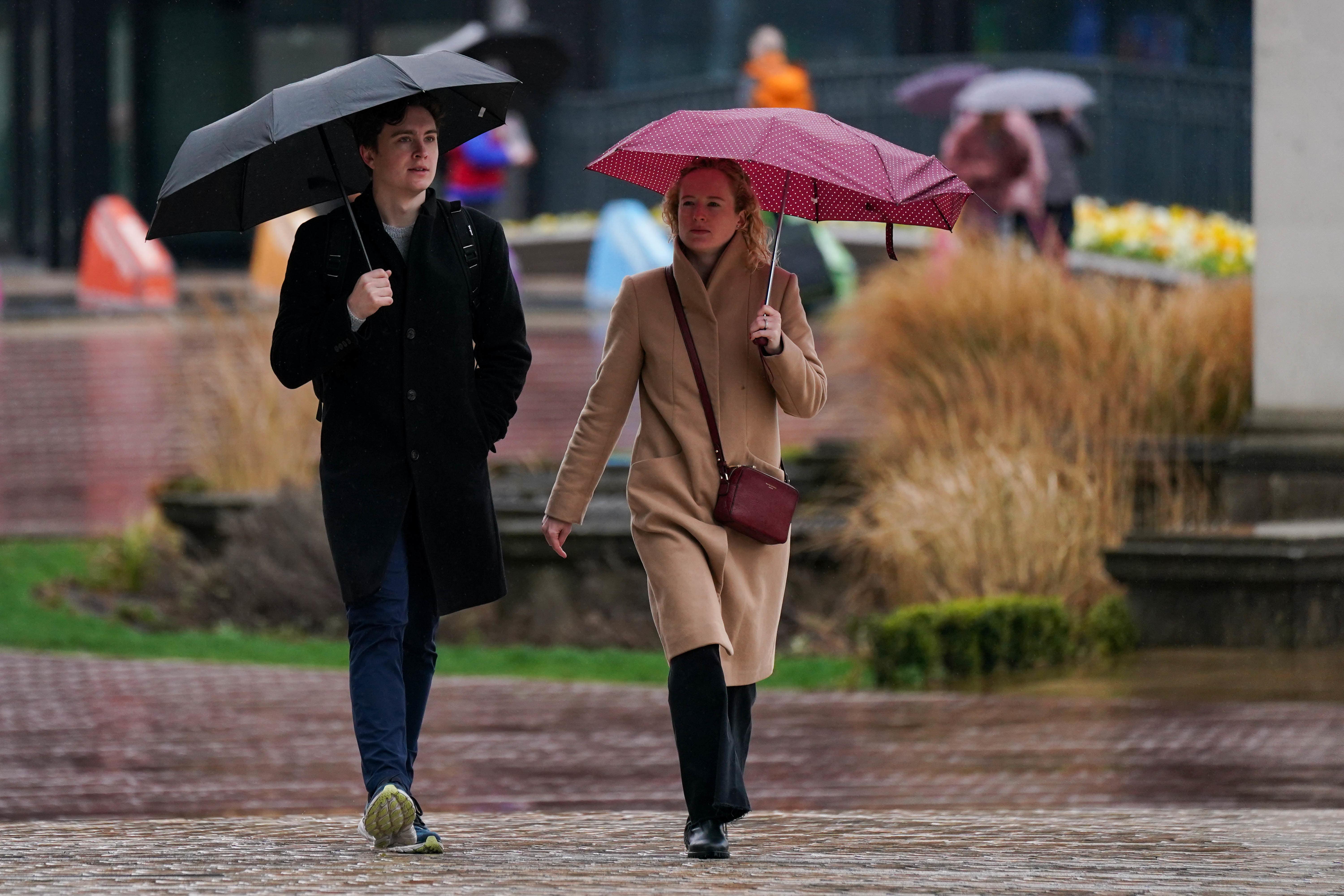 The Met Office has forecast a mix of sunshine and showers over the weekend (Jacob King/PA)