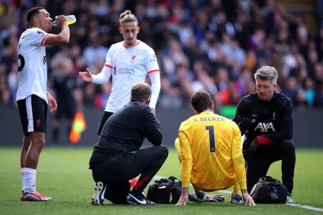 <p>Alisson is set to miss six weeks of action </p>