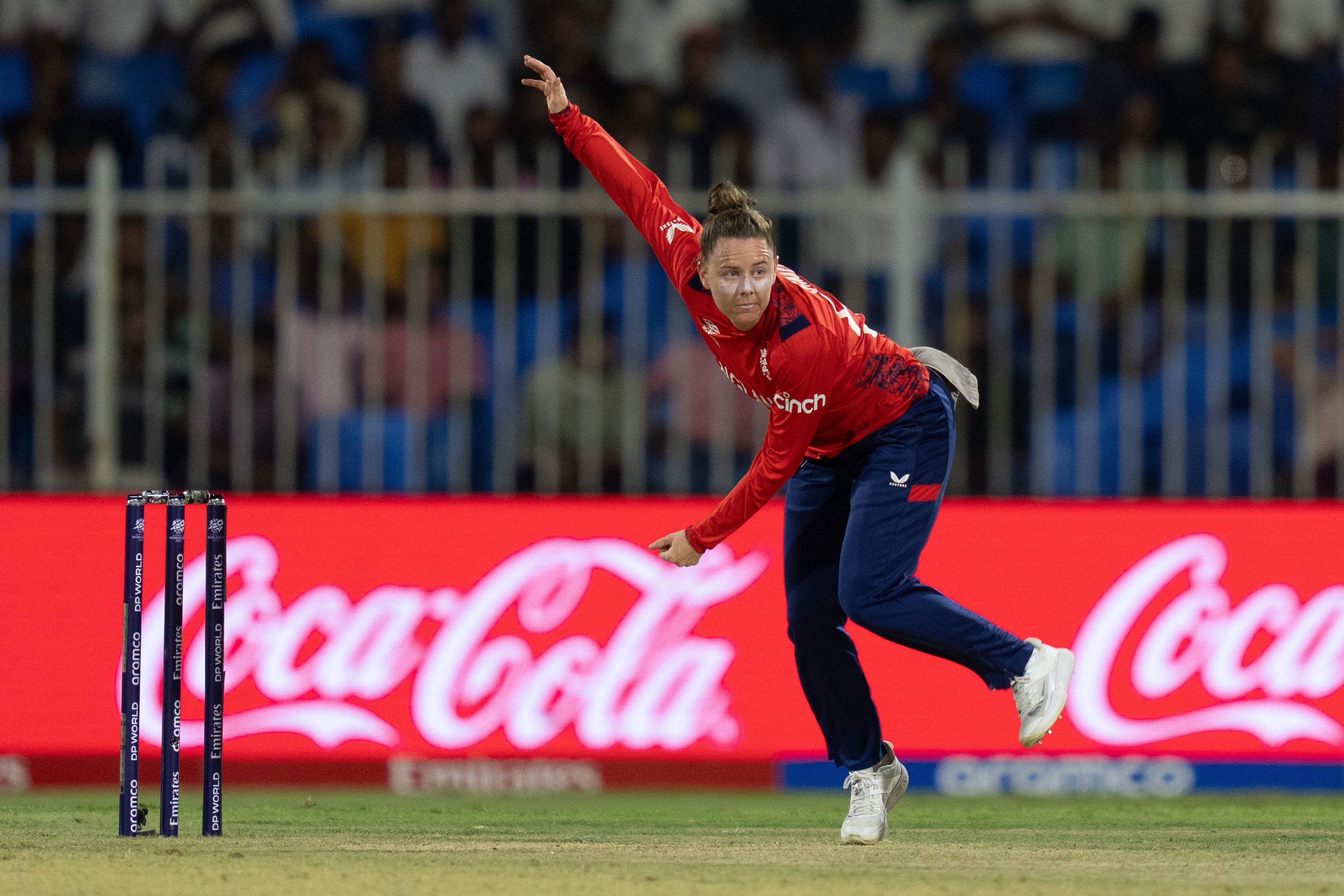 Linsey Smith took 2-11 in four hours to keep Bangladesh quiet