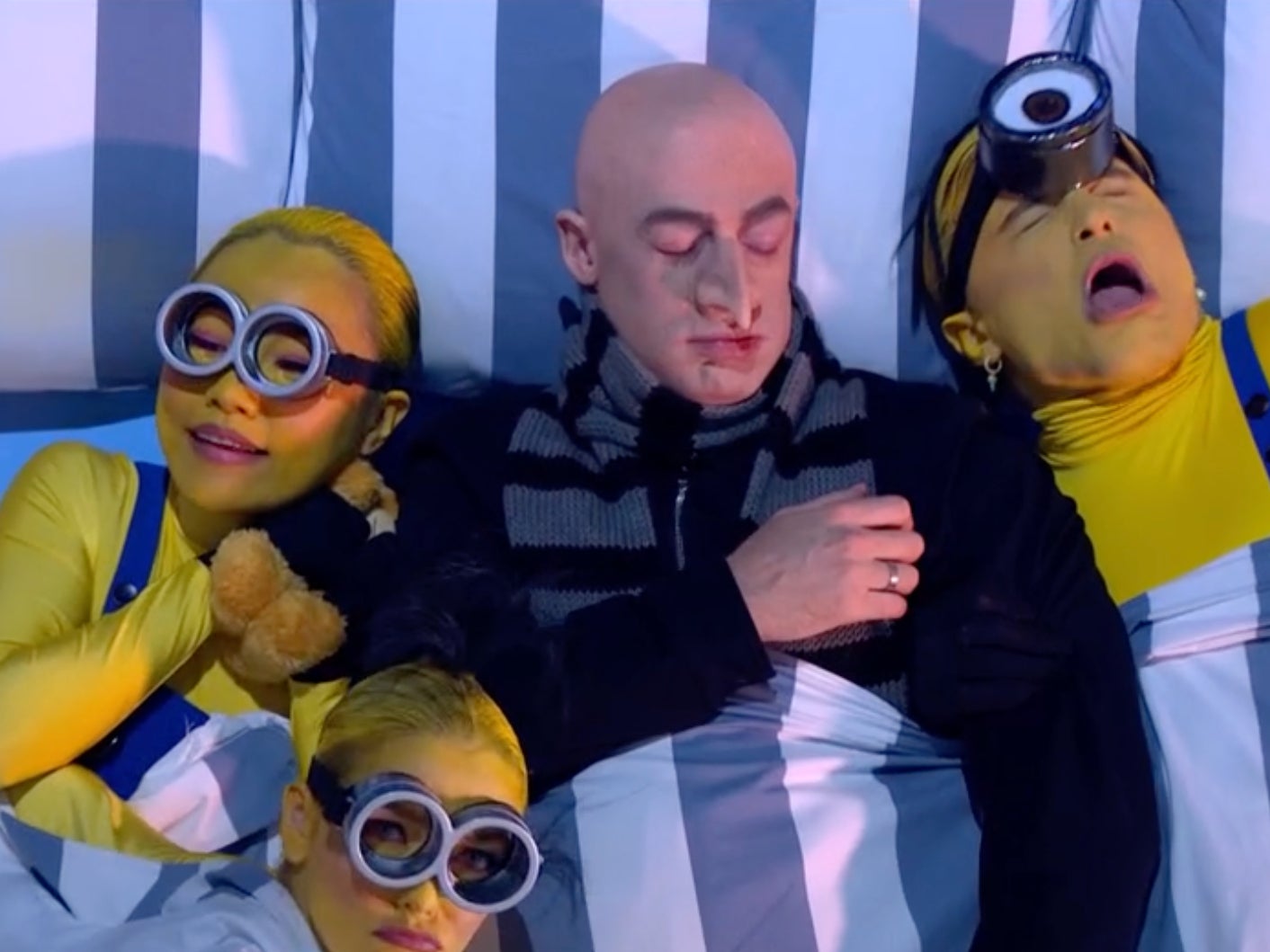 Kai Widdrington dressed up as the movie’s villain Gru