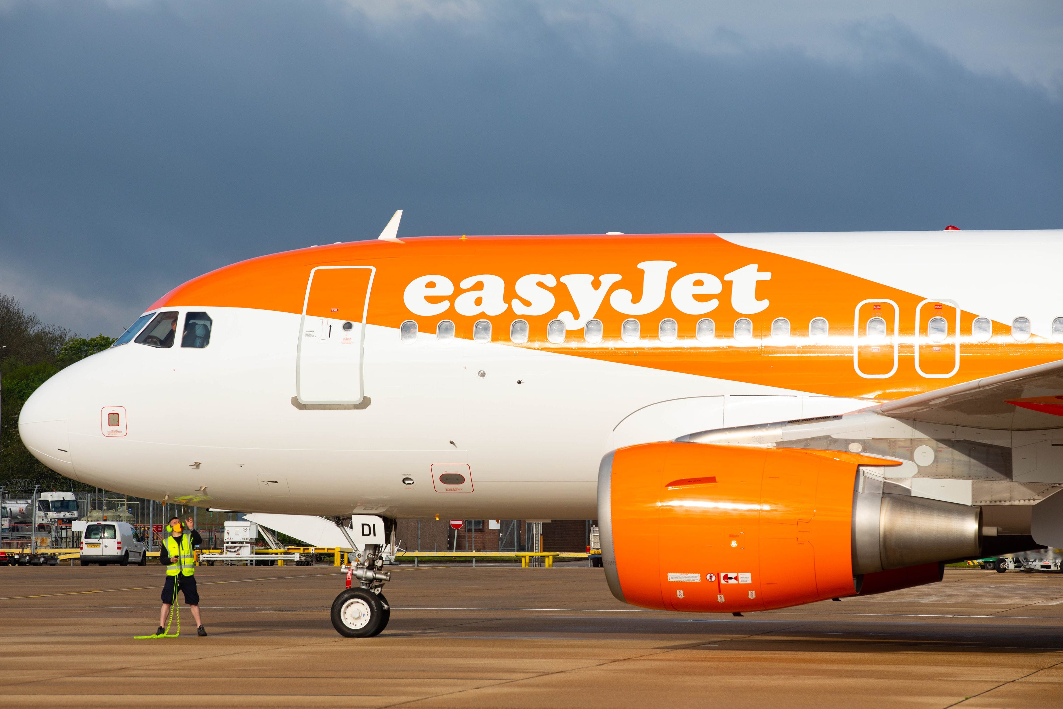 All passengers on the EasyJet flight had to disembark due to the incident (David Parry/PA)