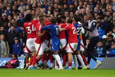 Chelsea’s winning run ends as 10-man Nottingham Forest earn point from feisty draw