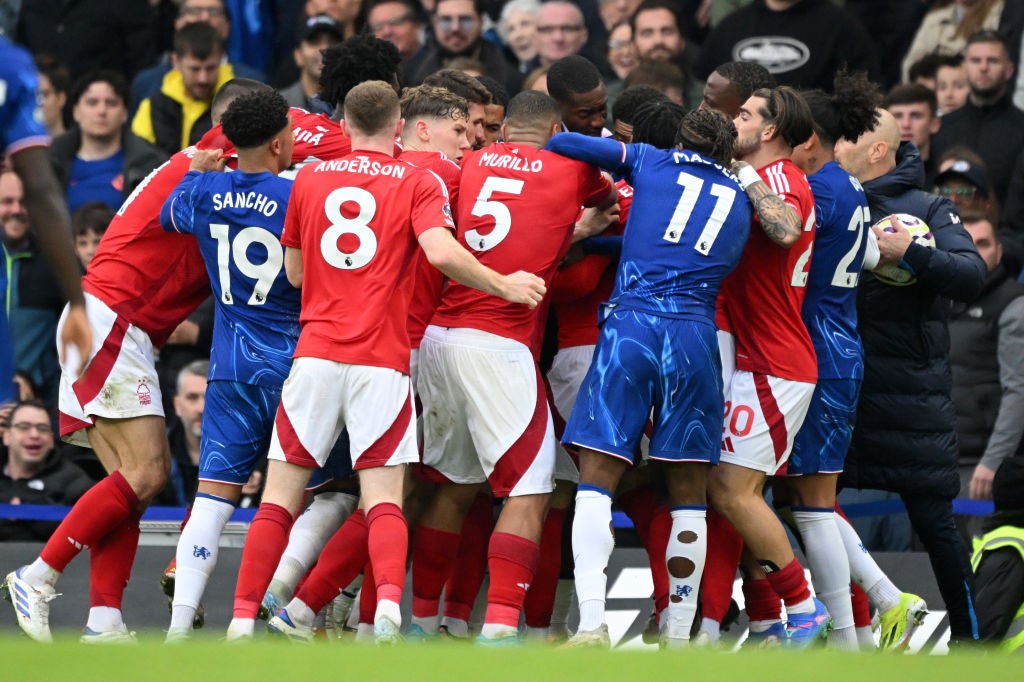 Chelsea and Nottingham Forest clashed in the 1-1 draw