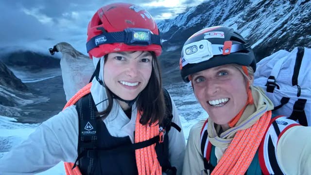 <p>Fay Manners, 37, and her friend from the US Michelle Dvorak, 31, were trekking up India’s Chaukhamba mountain when they became unaccounted for on Thursday</p>