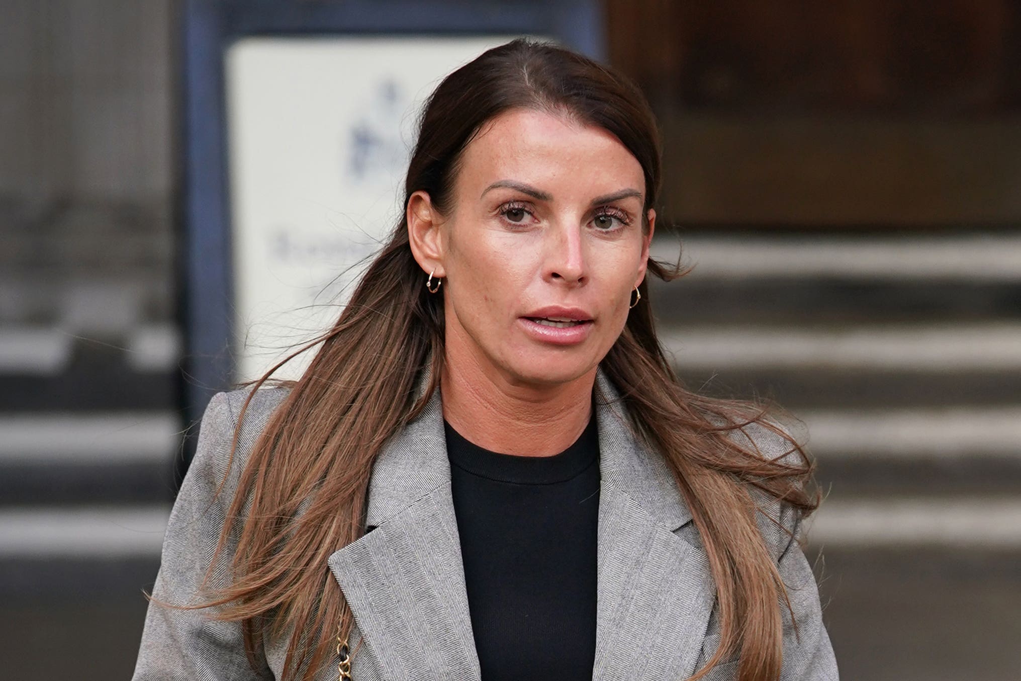 Coleen Rooney leaves the Royal Courts of Justice in 2022