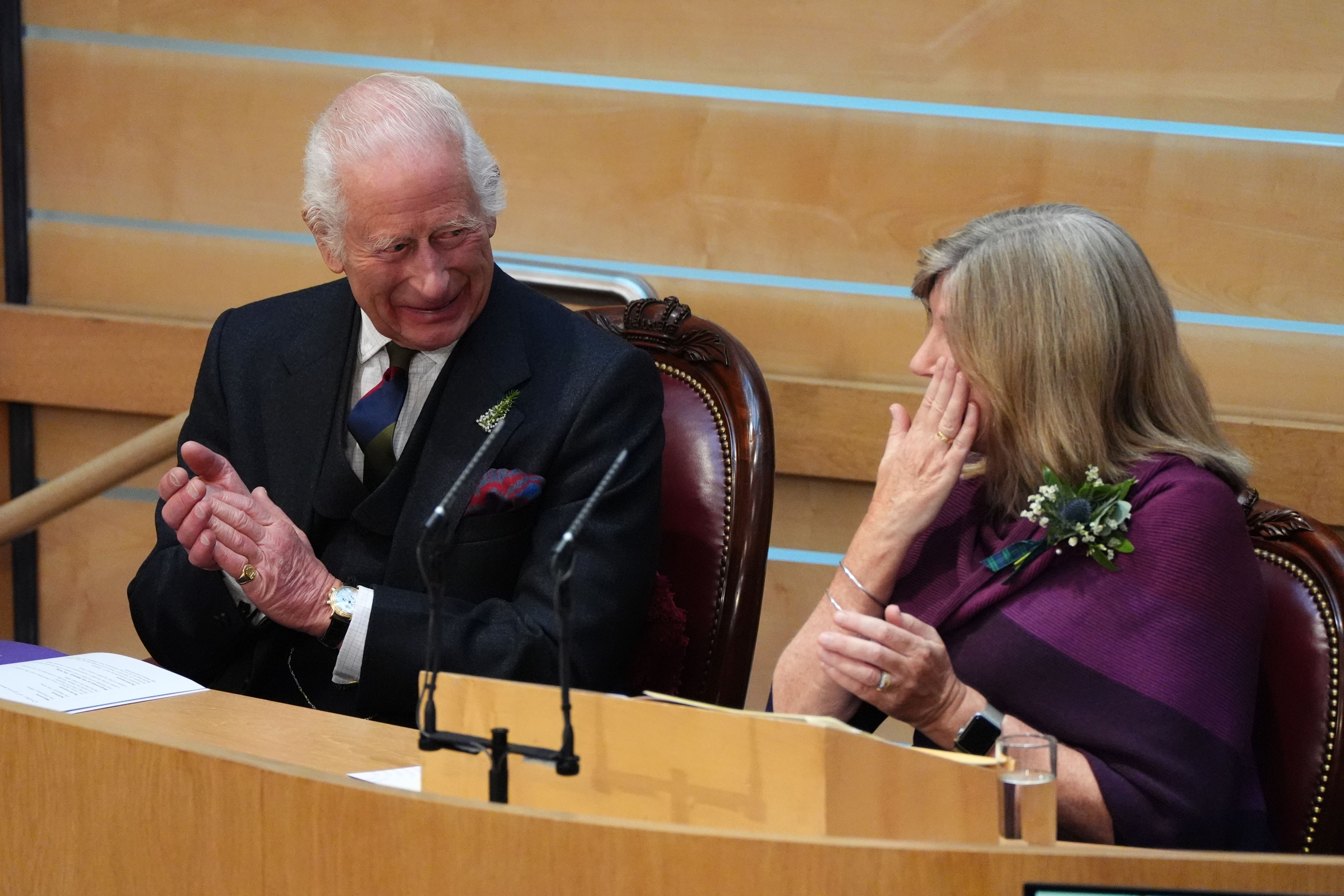 The King is set to arrive in Australia on October 18 (Andrew Milligan/PA)