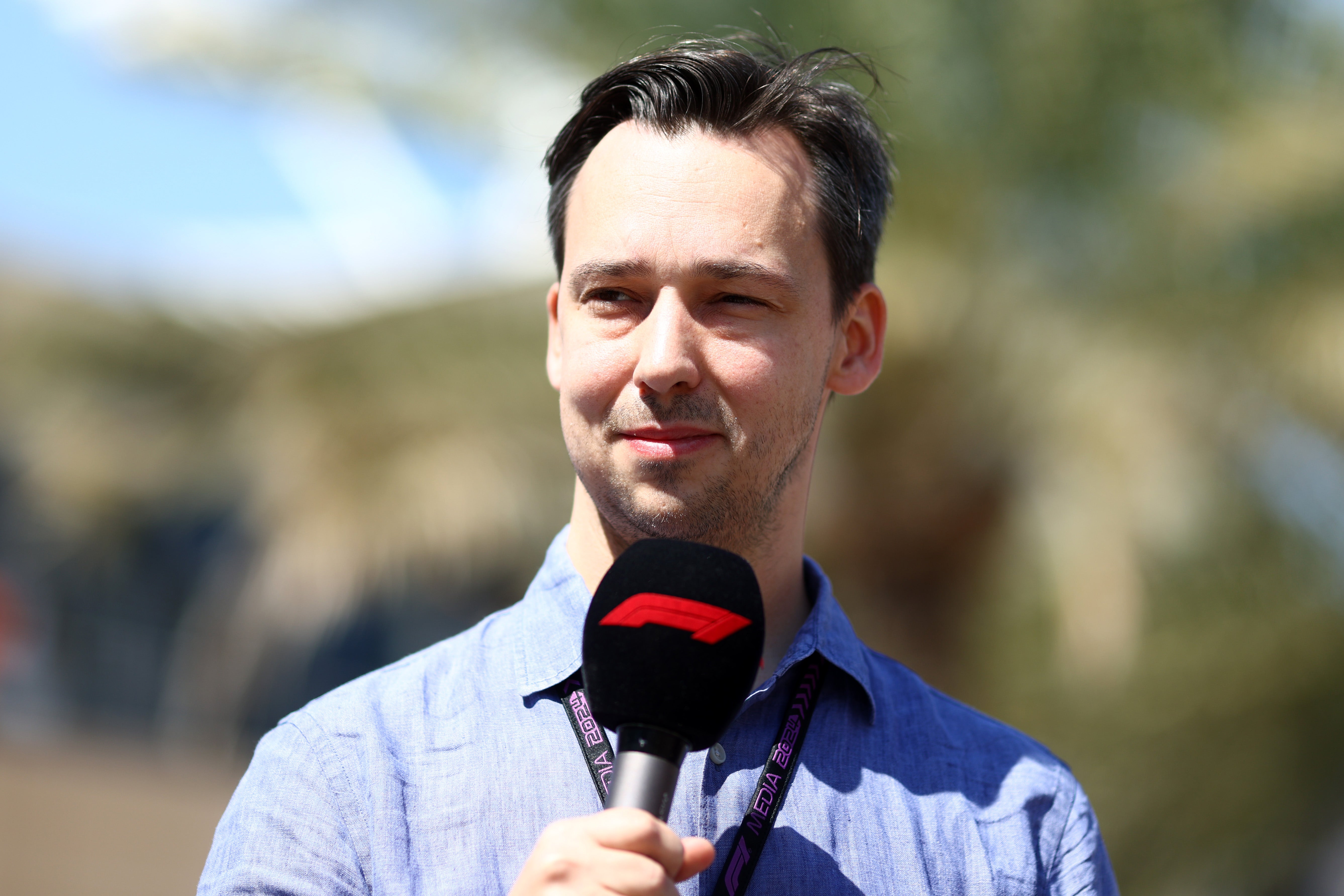 Alex Jacques is the lead commentator for F1TV and Channel 4