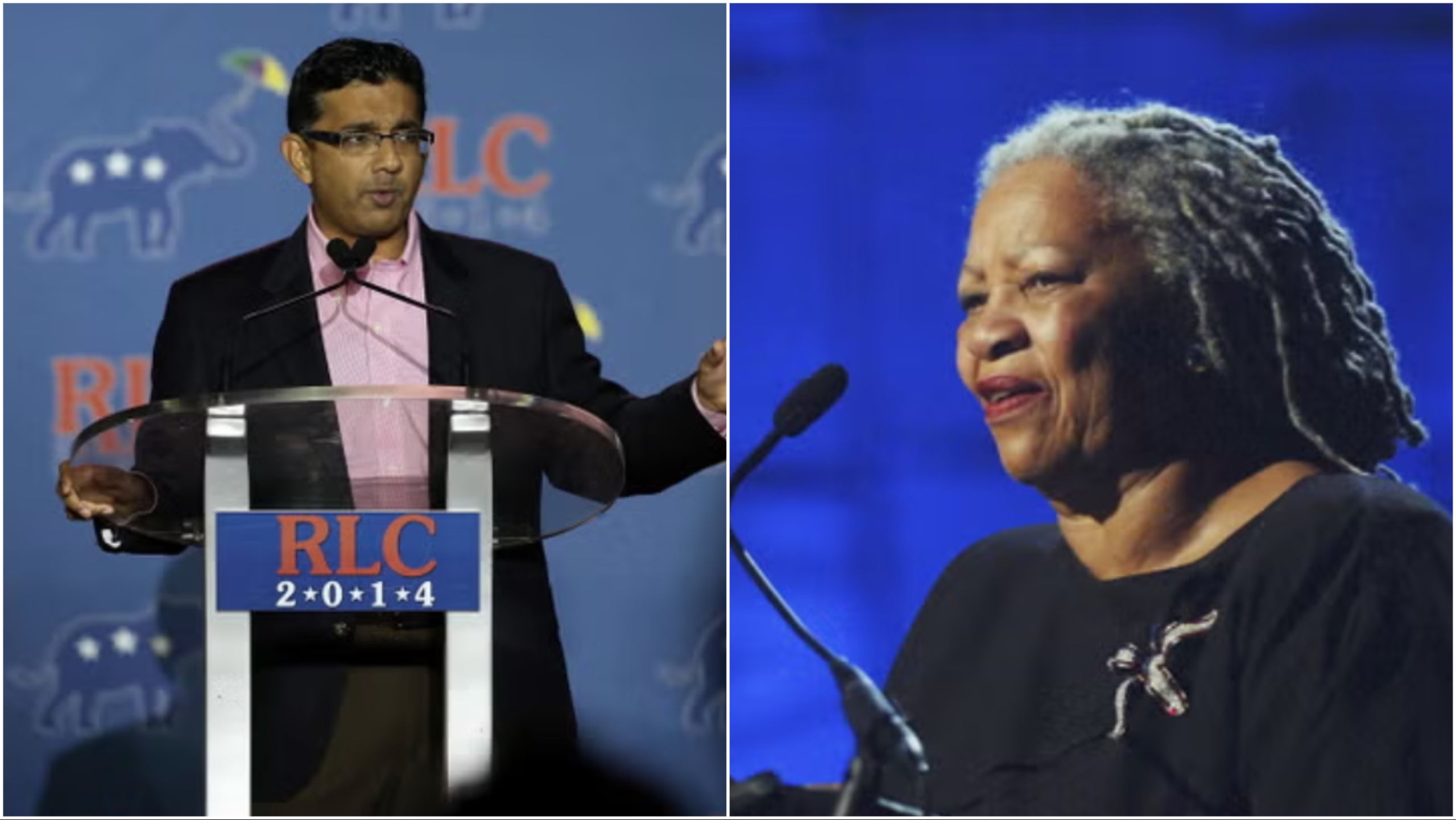 Books by conspiracy theorist Dinesh D’Souza are being pushed by Cameron and his allies., while work by Pulitzer Prize winner Toni Morrison is considered “obscene" in Taylor’s district