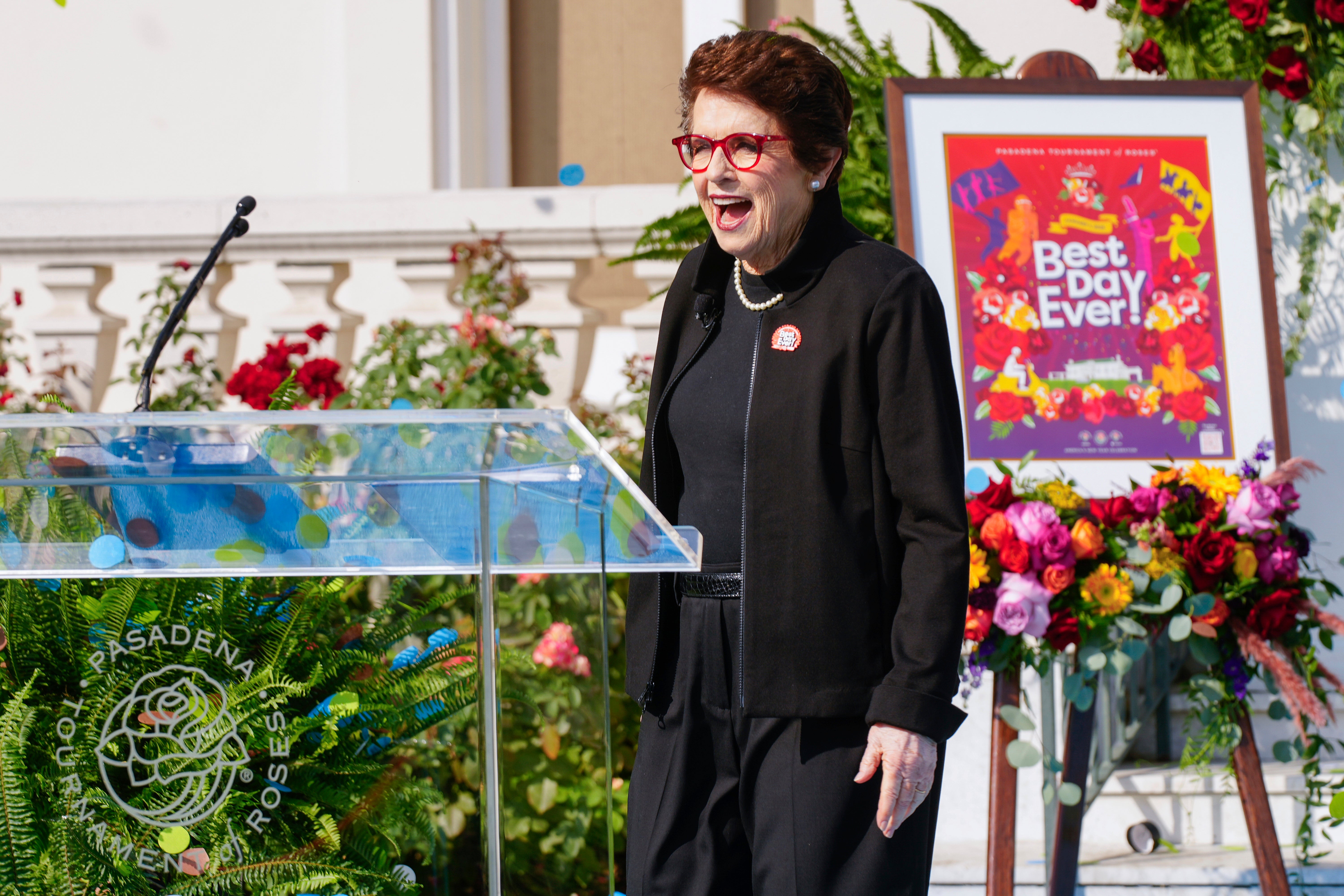 Rose Parade Billie Jean King