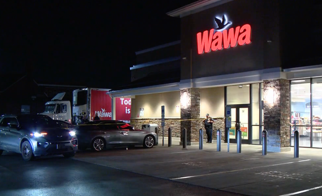 <p>A pregnant woman was shot and killed at a Wawa in Collingdale, Pennsylvania on Saturday, officials say</p>