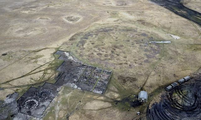 <p>Overview of one of the earliest burial mounds in the Eurasian steppes</p>