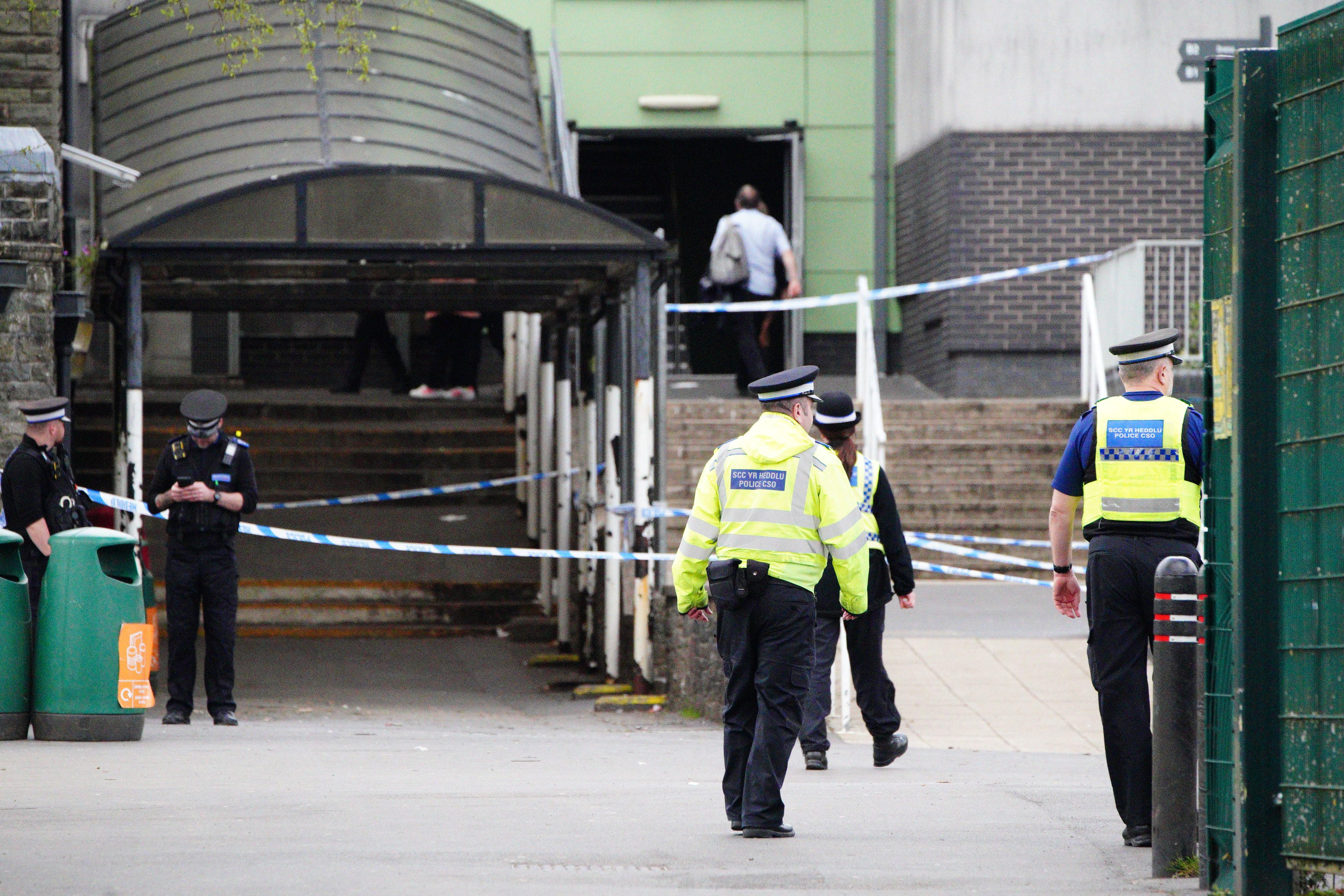 The jury has retired to consider verdicts in the trial of a teenager accused of attempted murder at a school in south Wales (Ben Birchall/PA)