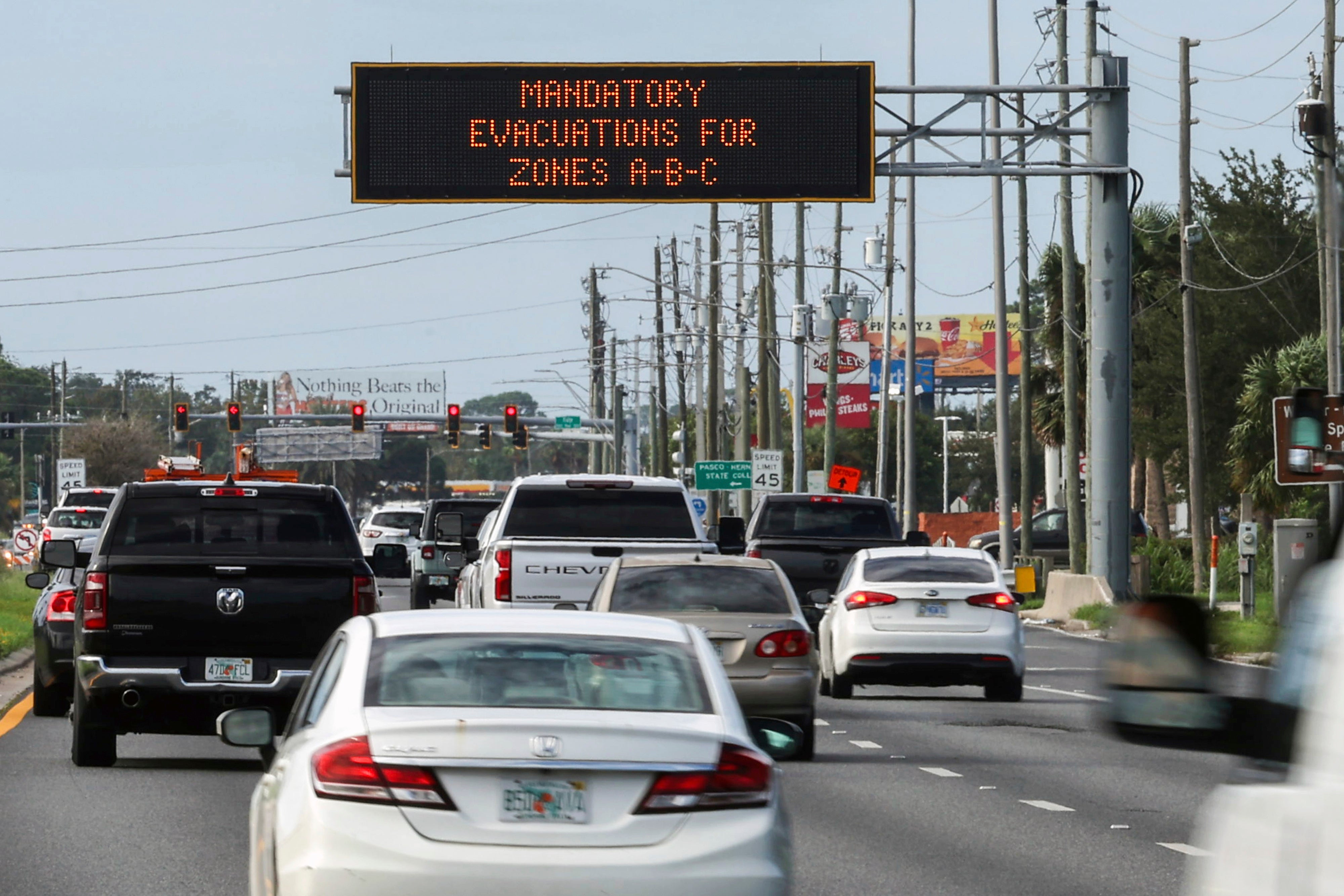 Florida residents describe a ‘mad dash’ for gas as thousands are forced to evacuate ahead of Hurricane Milton