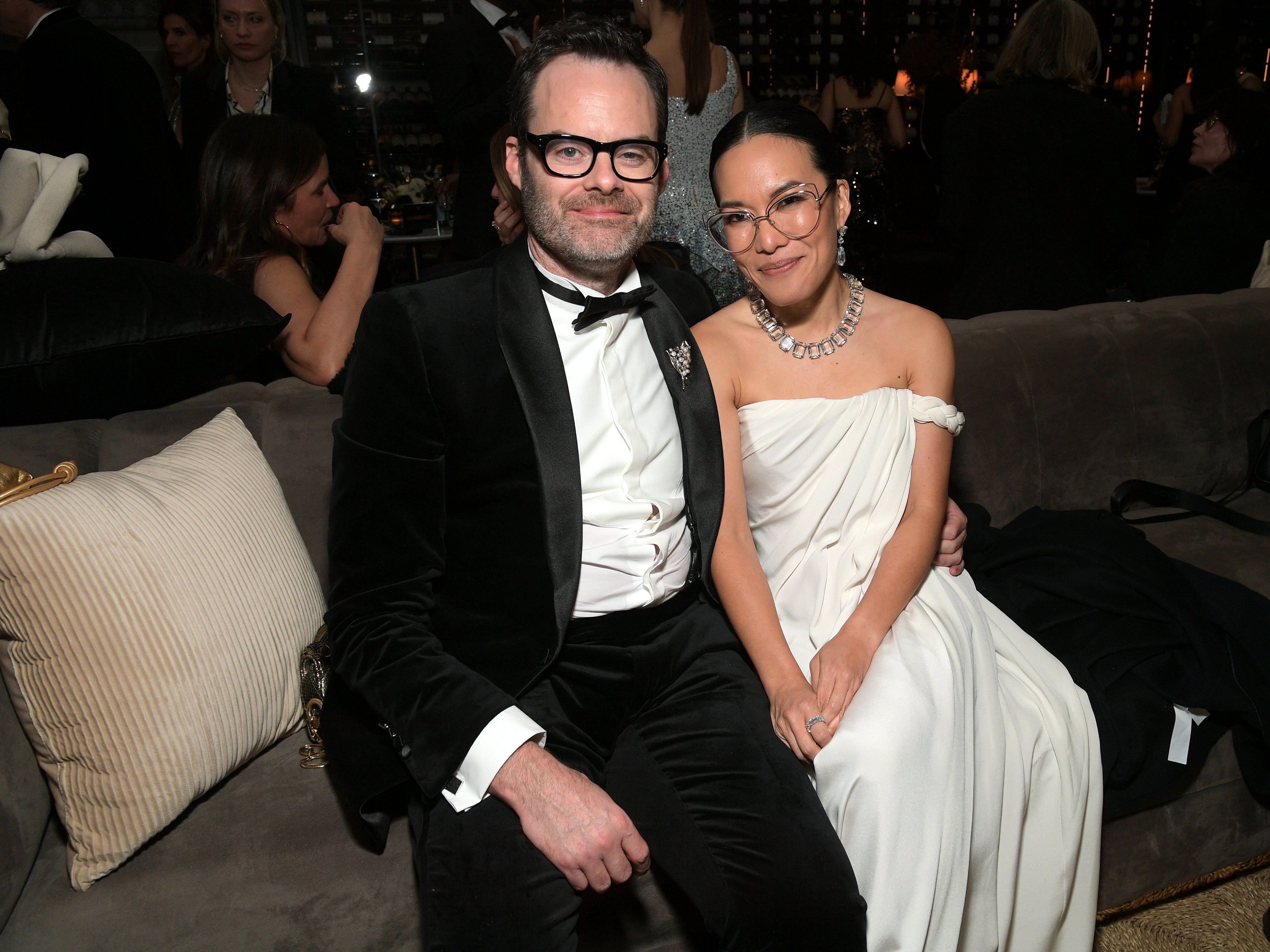 Ali Wong and Bill Hader at Golden Globes After Party in 2024