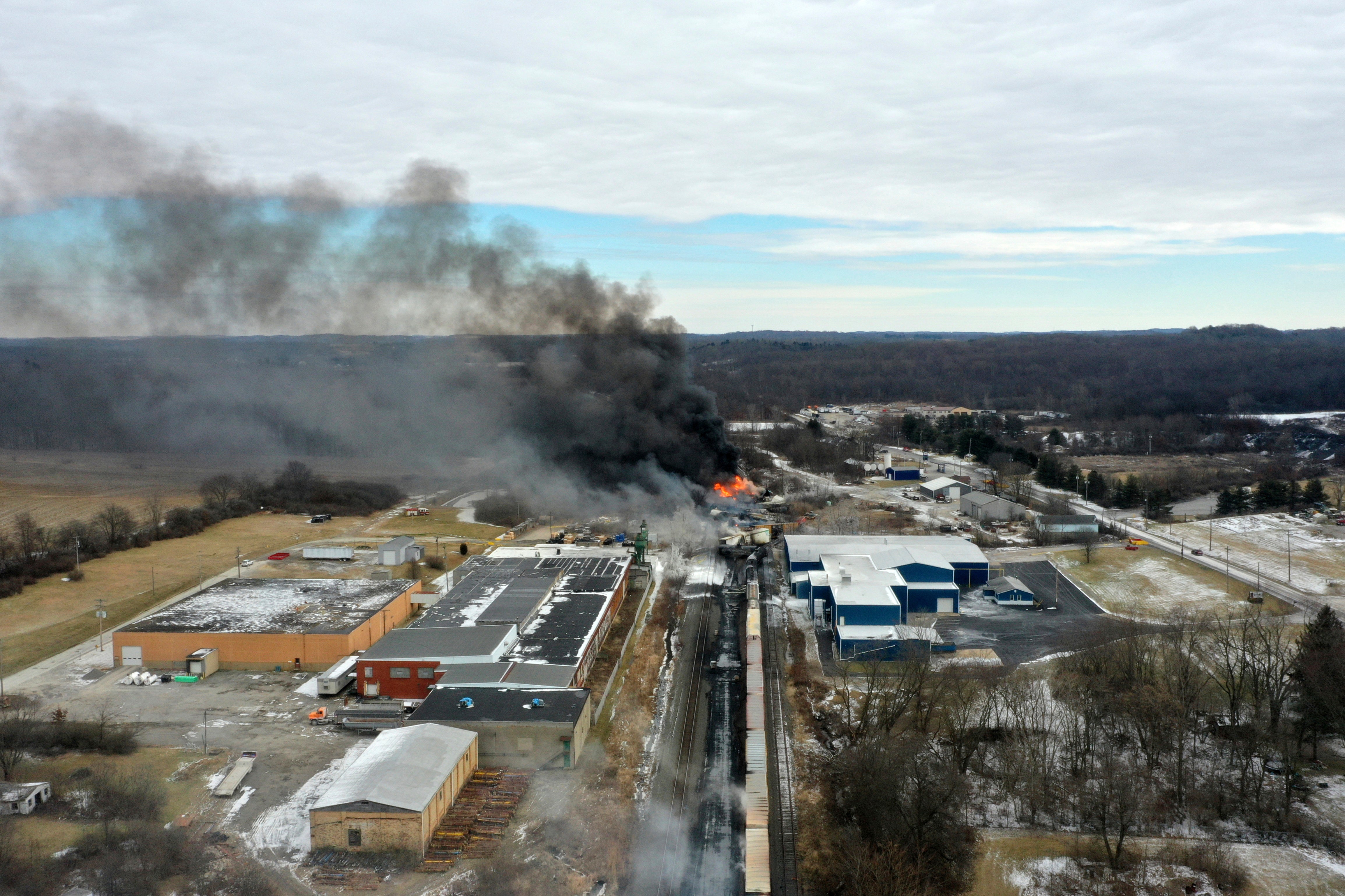 Last year, a Norfolk Southern train derailed, spilled hazardous chemicals and caught fire in East Palestine, Ohio.