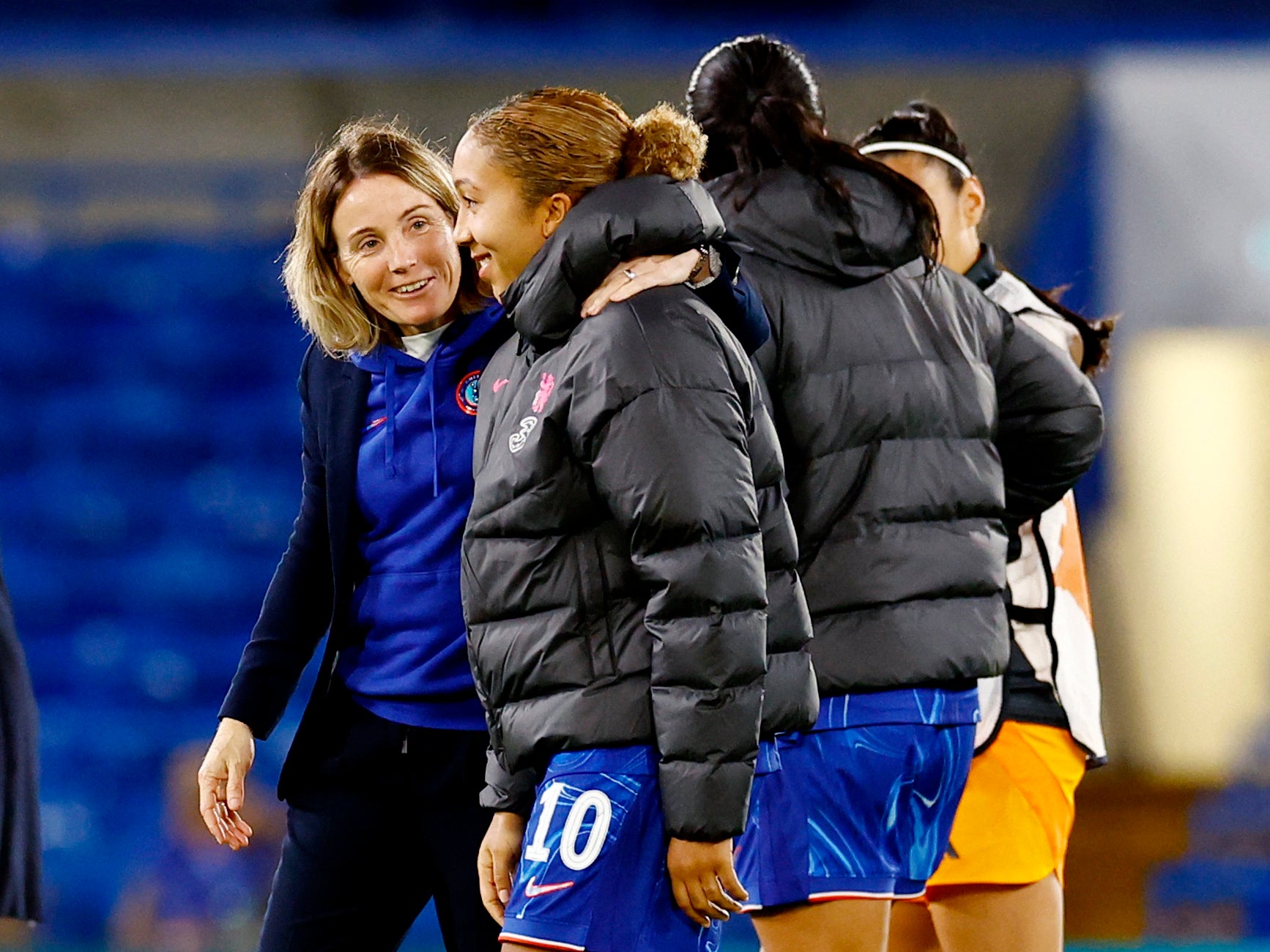 Sonia Bompastor won her first Champions League match in charge of Chelsea