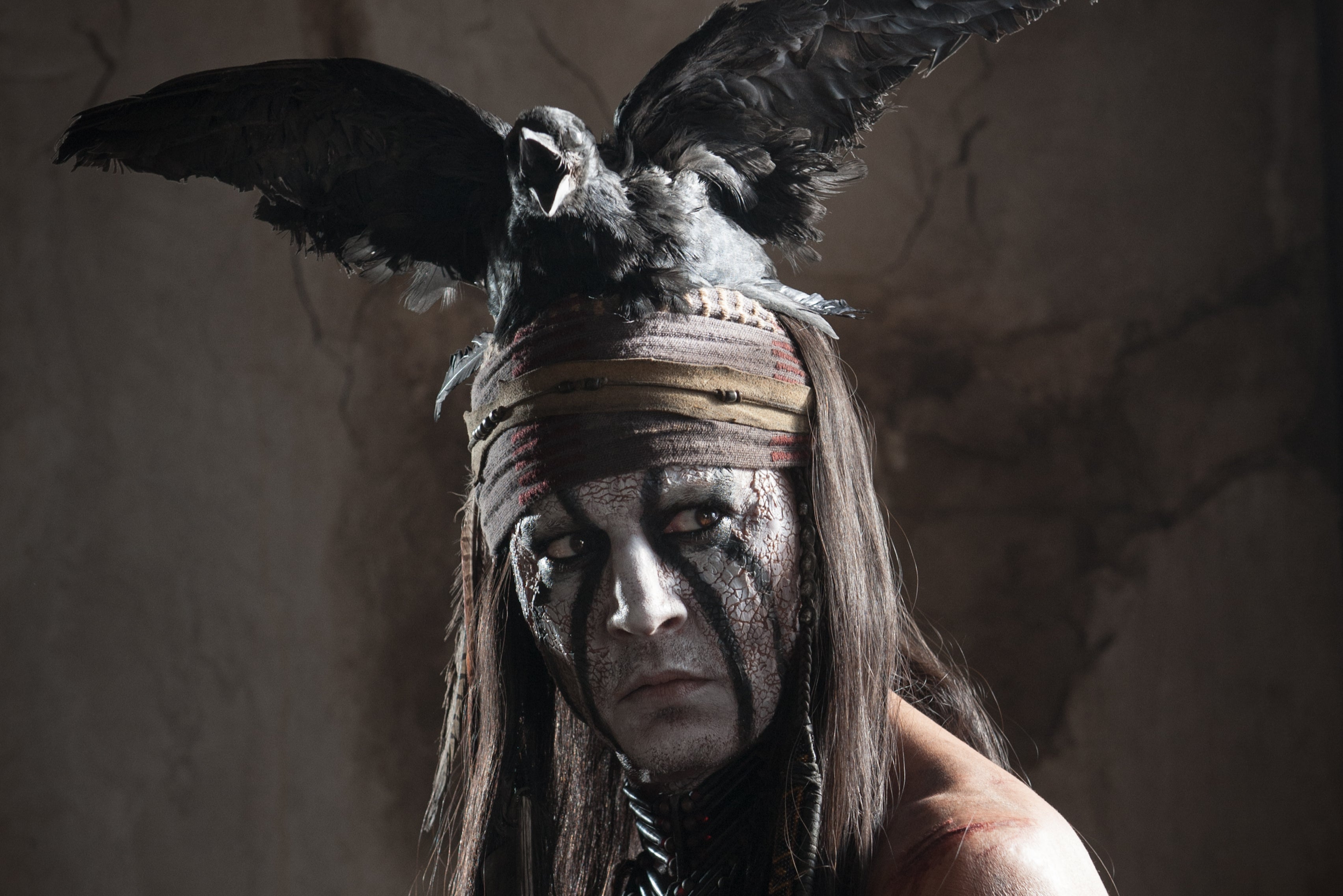 Johnny Depp in ‘The Lone Ranger’