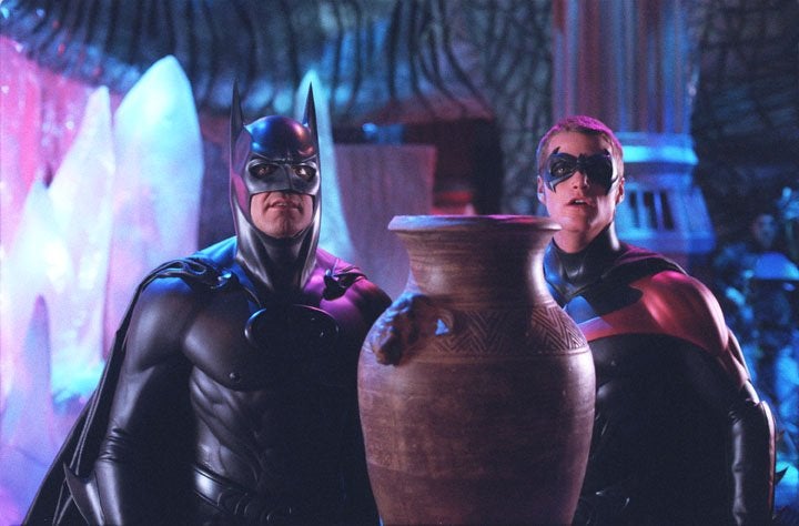 Clooney and Chris O’Donnell in ‘Batman & Robin’