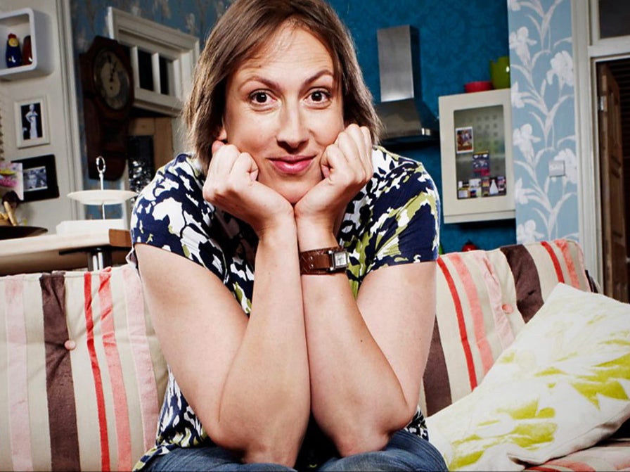 Hart in her BBC sitcom ‘Miranda'