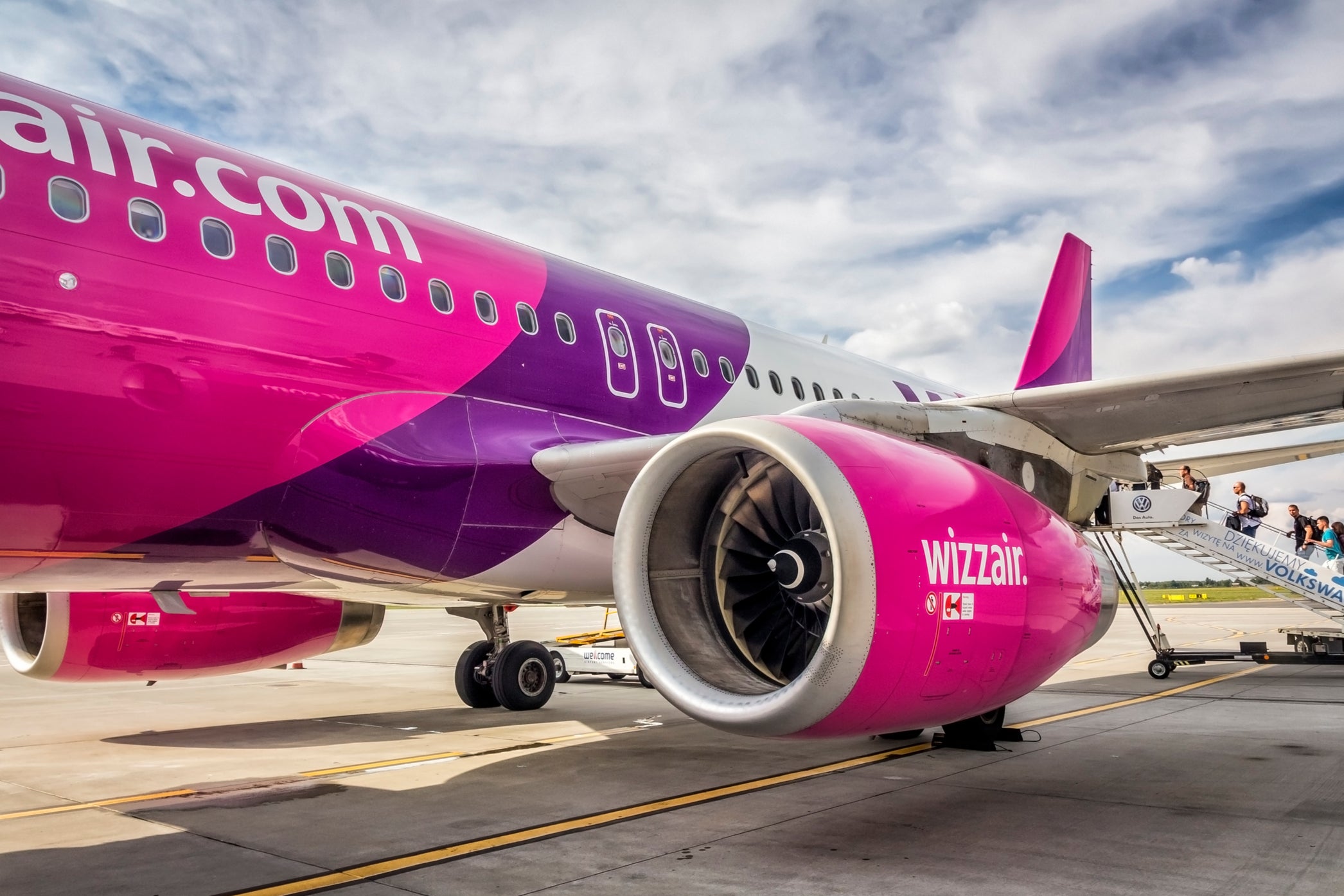 The Wizz Air flight carried on to London Gatwick