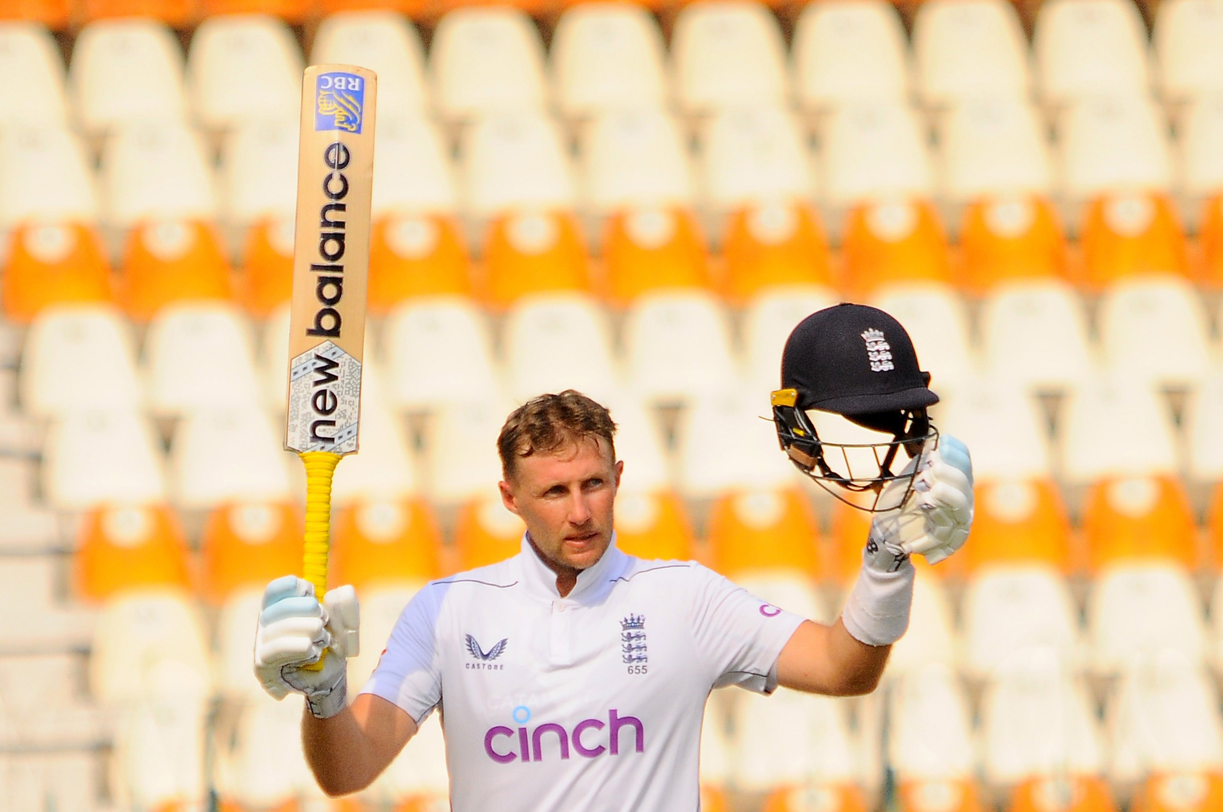 Joe Root scored a century in England’s first Test against Pakistan in Multan