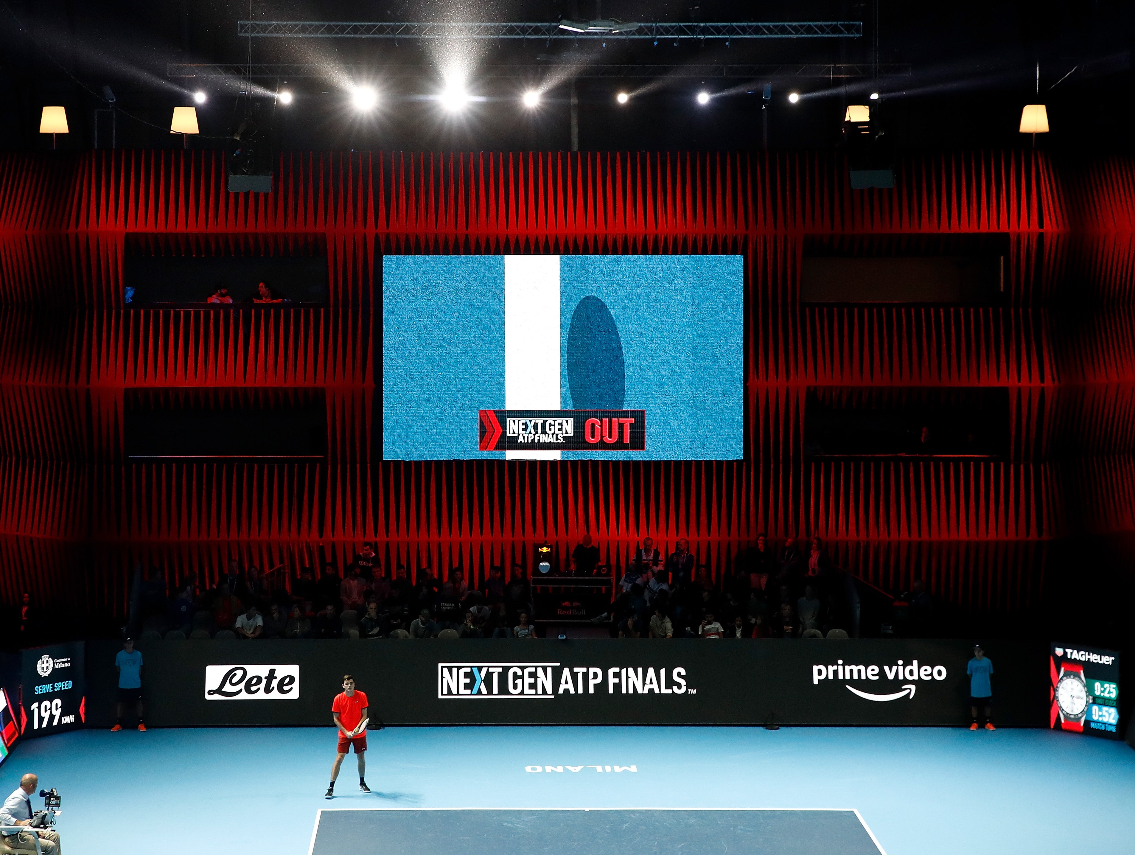 Hawk-Eye Live was first used at the 2018 ATP Finals in Milan