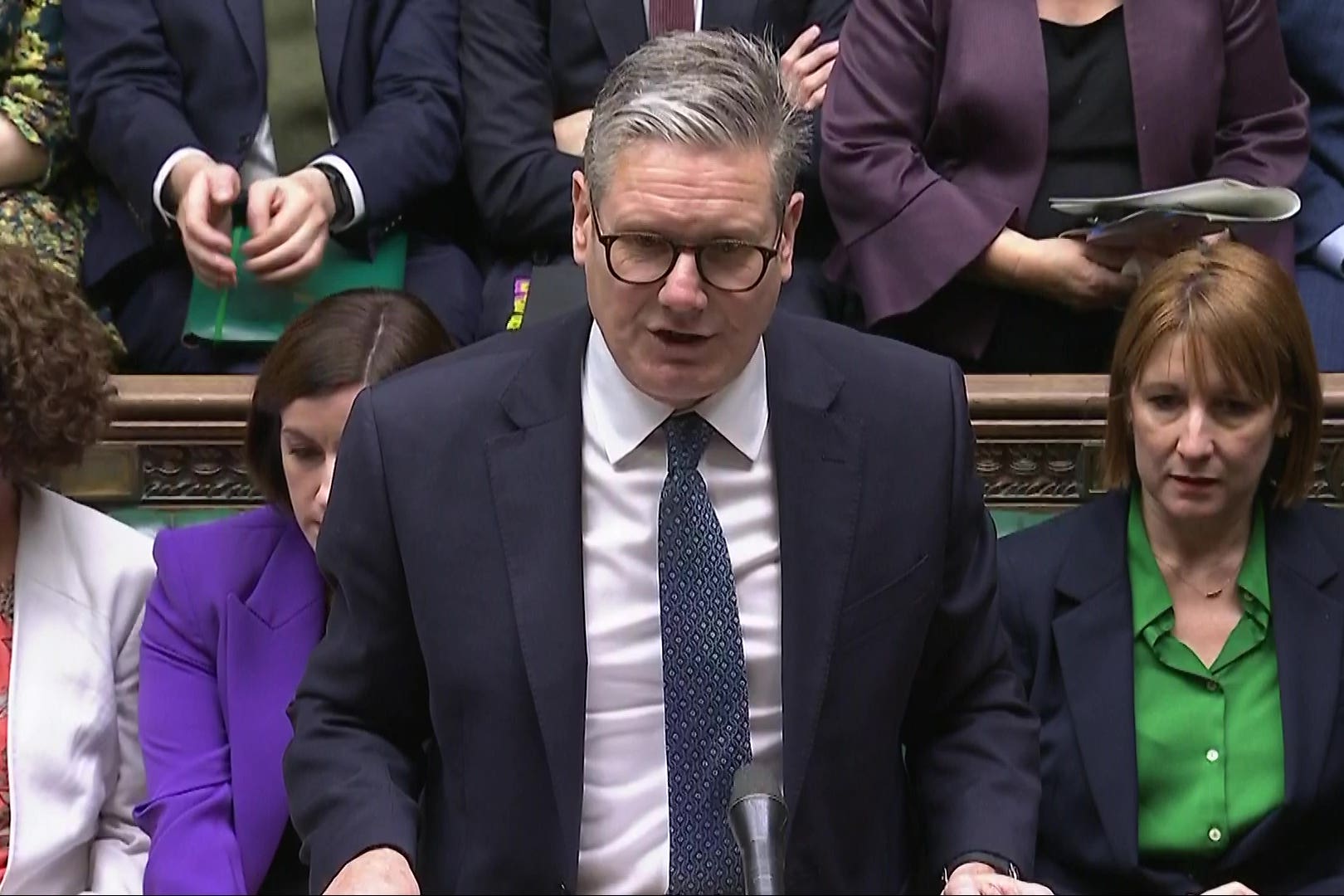 Sir Keir Starmer at Prime Minister’s Questions on Wednesday (House of Commons/PA)