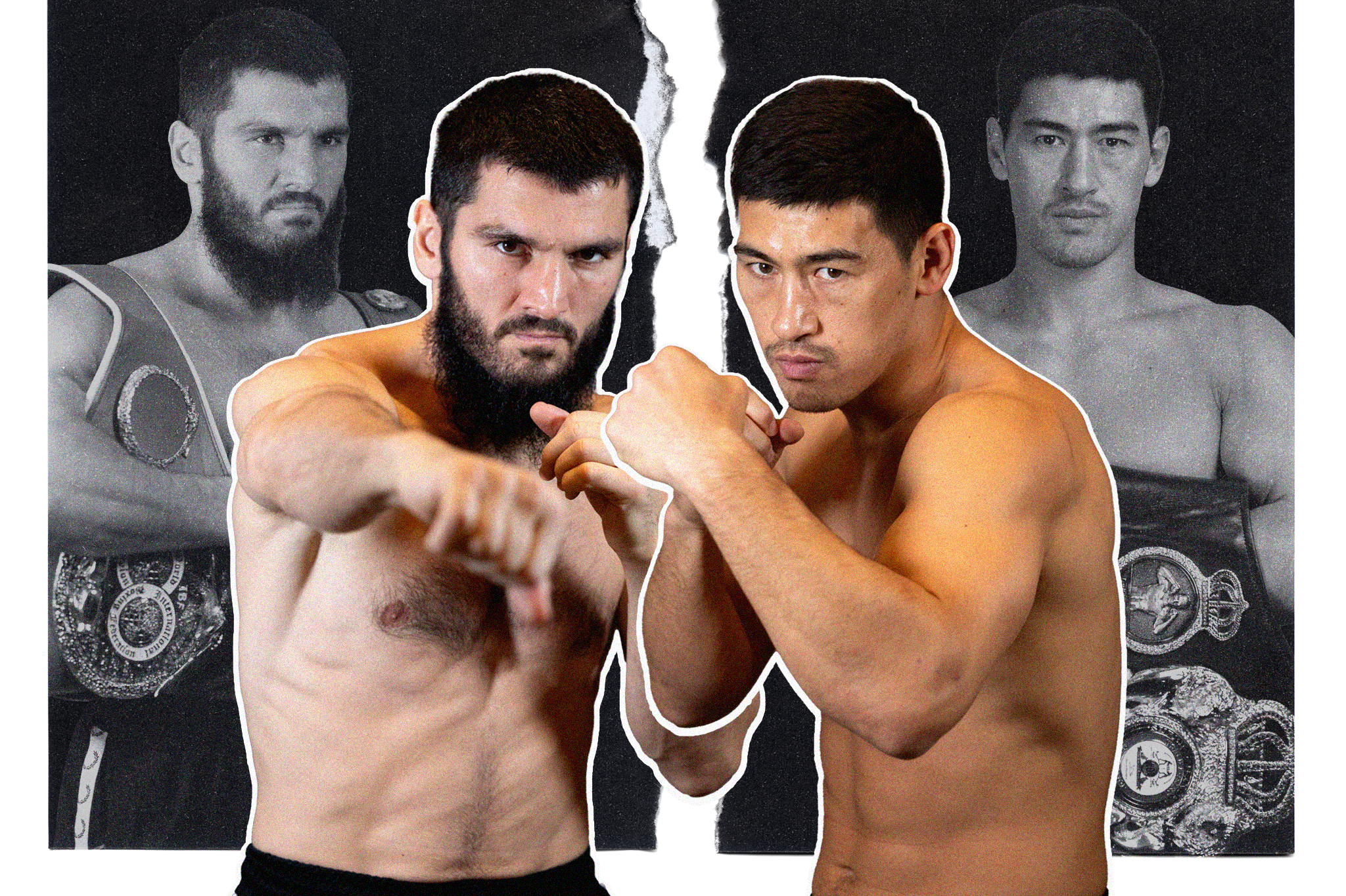 Artur Beterbiev (left) and Dmitry Bivol will clash to crown an undisputed light-heavyweight champion