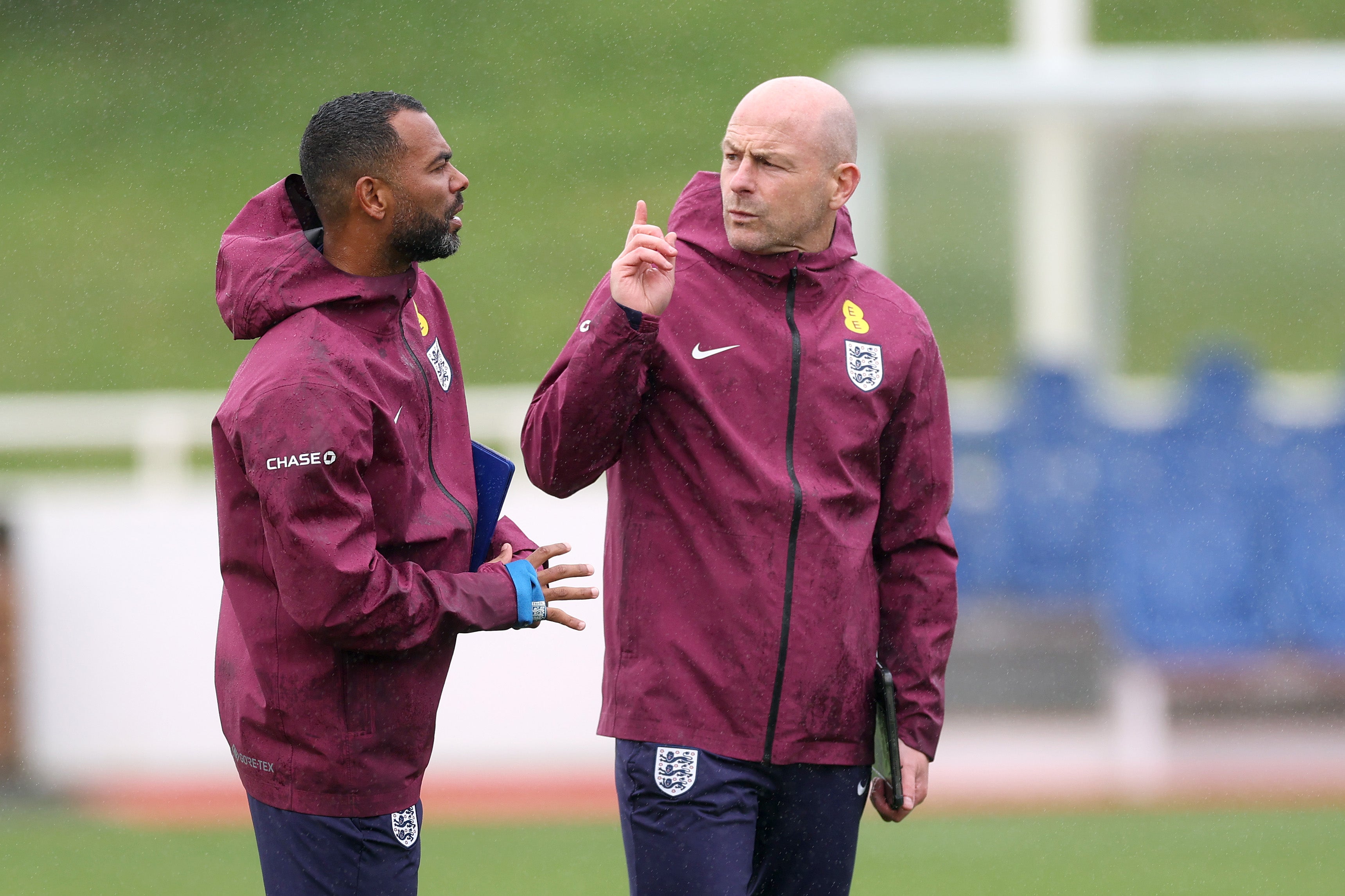 Ashley Cole is one of Carsley’s coaches with England