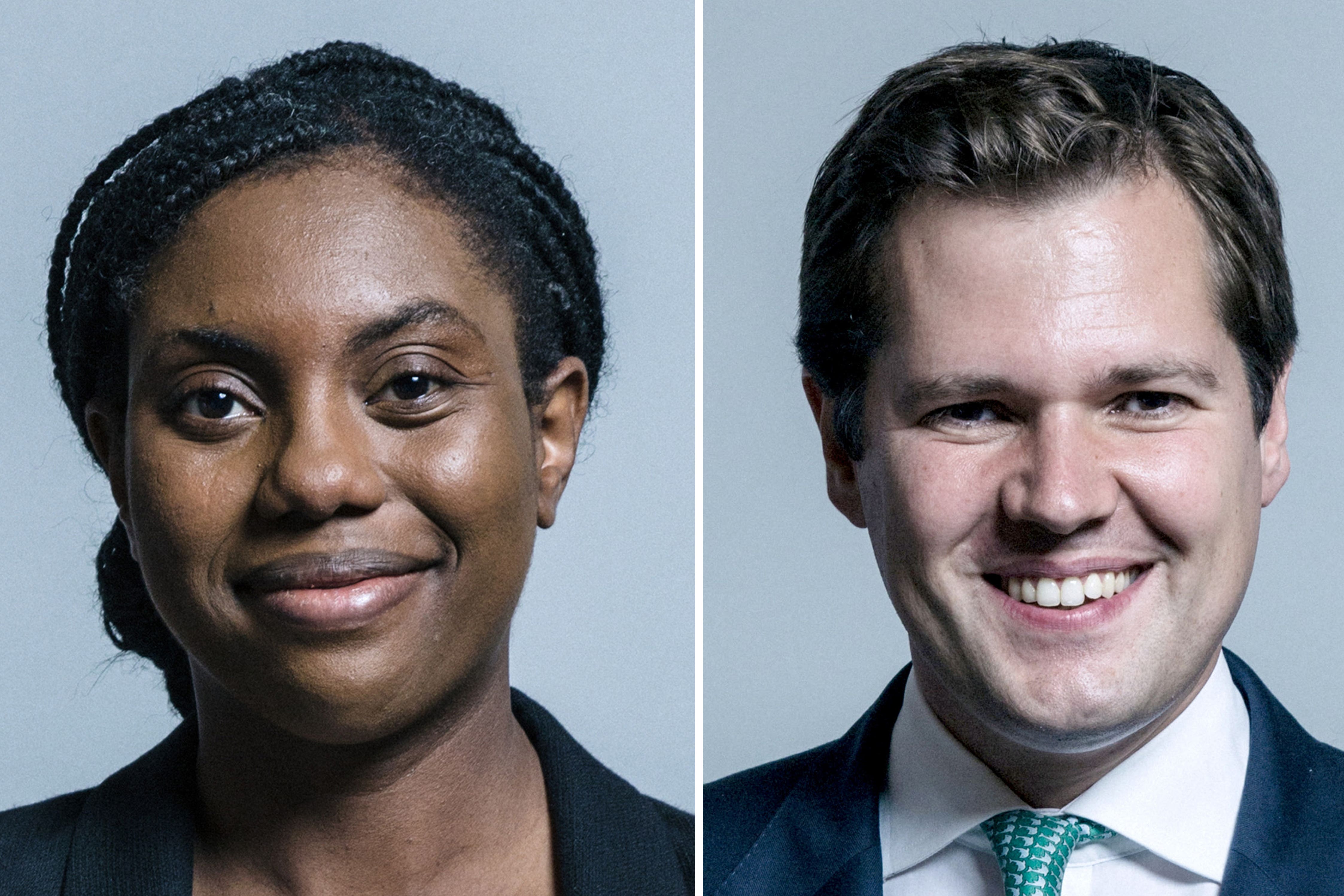 Kemi Badenoch and Robert Jenrick (UK Parliament/PA)