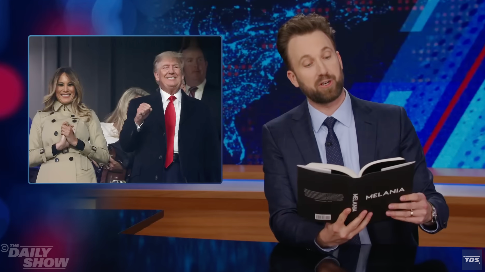 The comedian mocks the former first lady