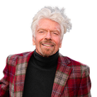 Head shot of Richard Branson