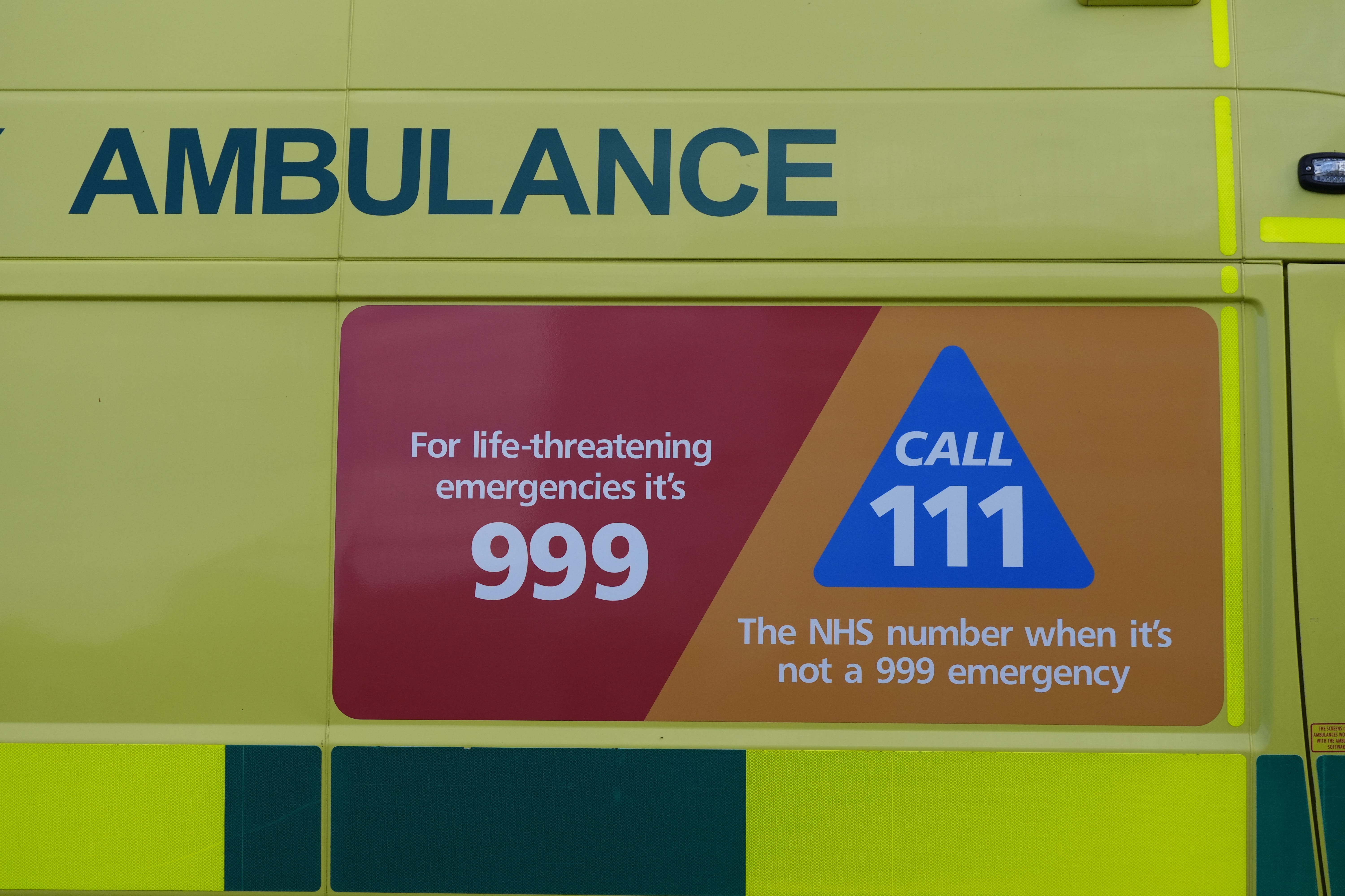 Police are appealing for information after an ambulance was damaged in a collision (Nick Potts/PA)