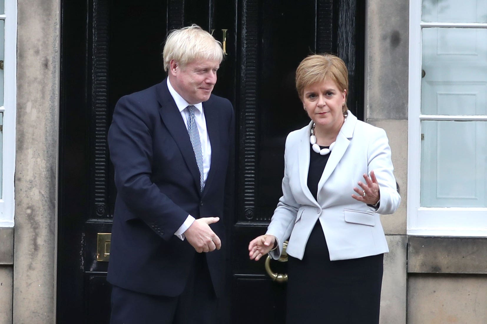Nicola Sturgeon reviewed Boris Johnson’s memoir, Unleashed (Jane Barlow/PA)