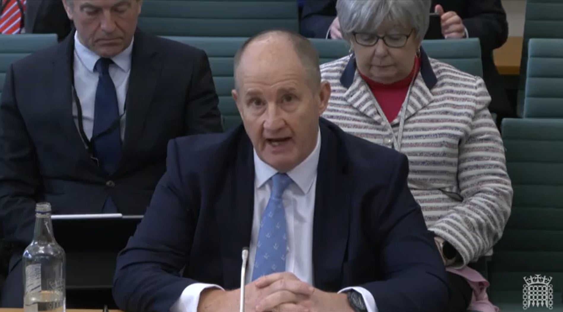 Shadow business secretary Kevin Hollinrake giving evidence to MPs