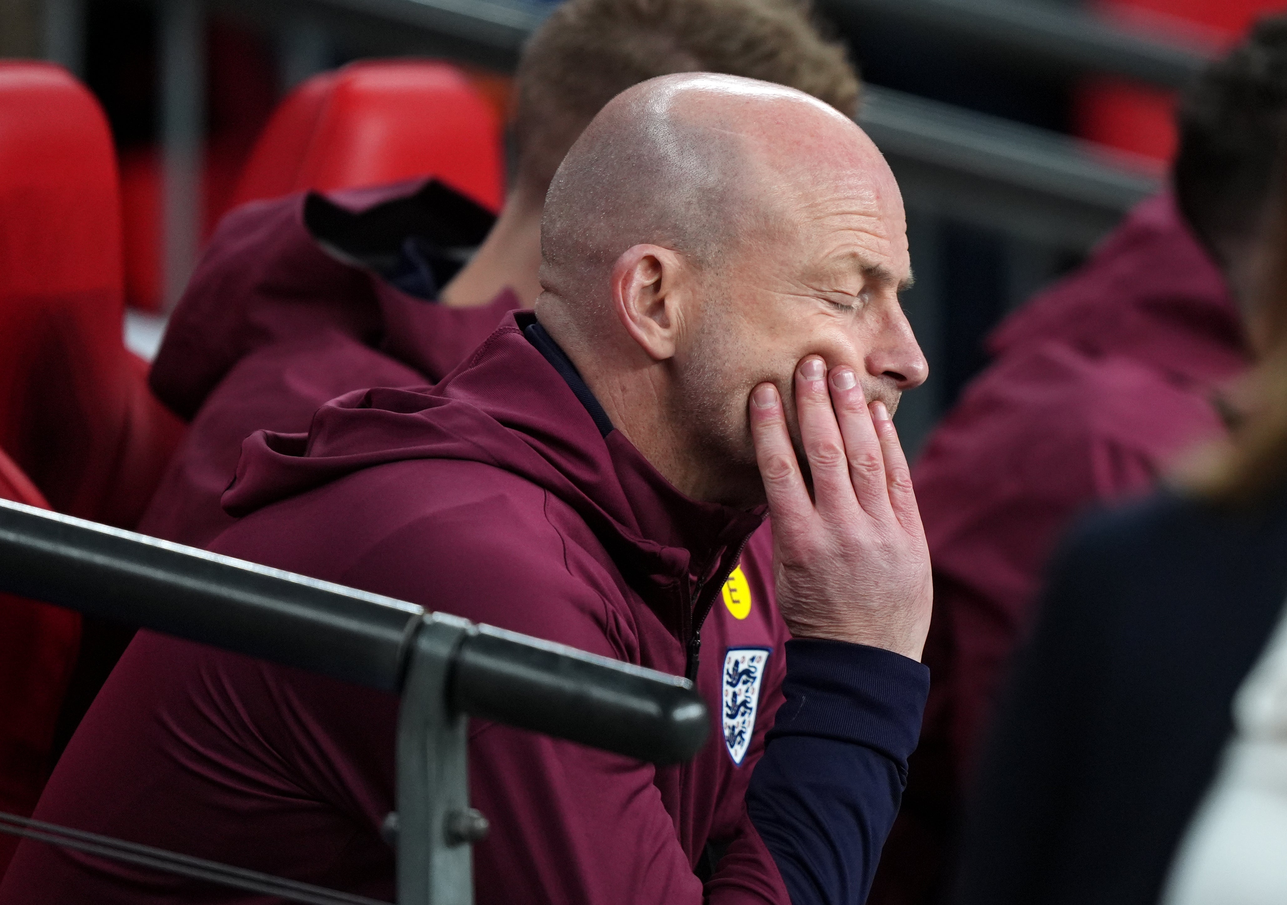 Lee Carsley was frustrated by England’s performance (Bradley Collyer/PA)