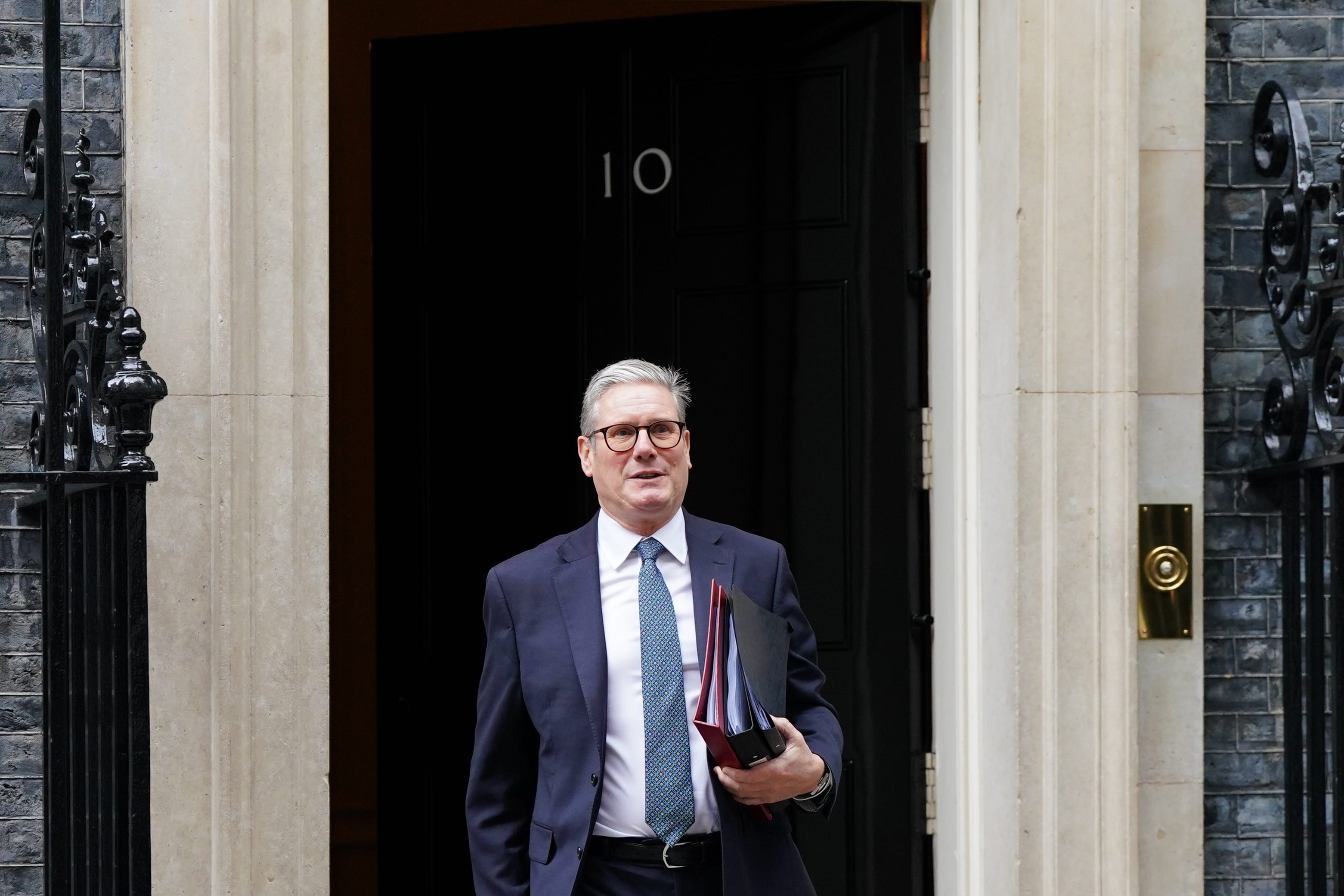 Sir Keir Starmer has sought to set a dynamic tone in his first 100 days, but the going has not been smooth. (Ben Whitley/PA)