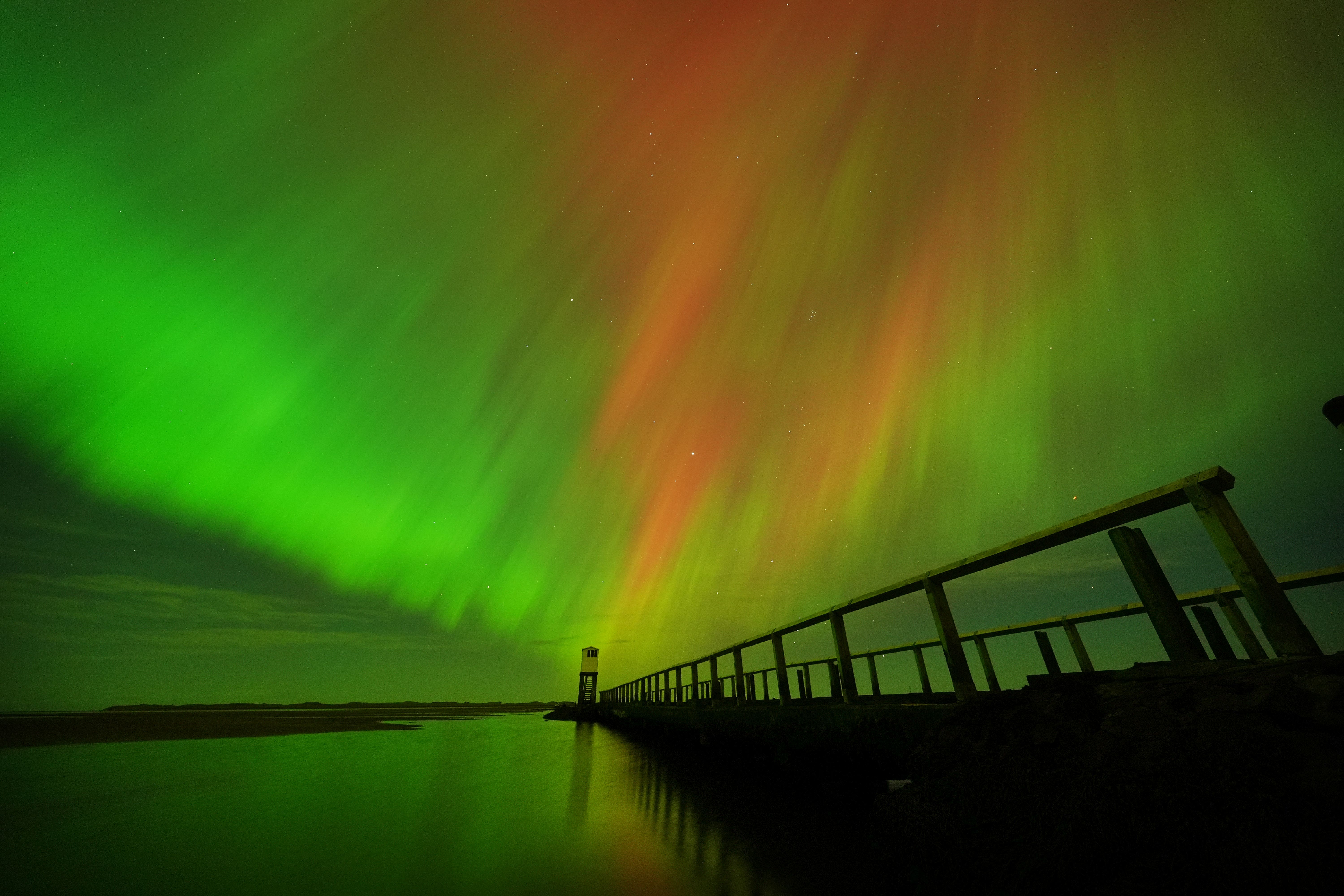 Stargazers enjoyed a magnificent display amid clear skies (Owen Humphreys/PA)