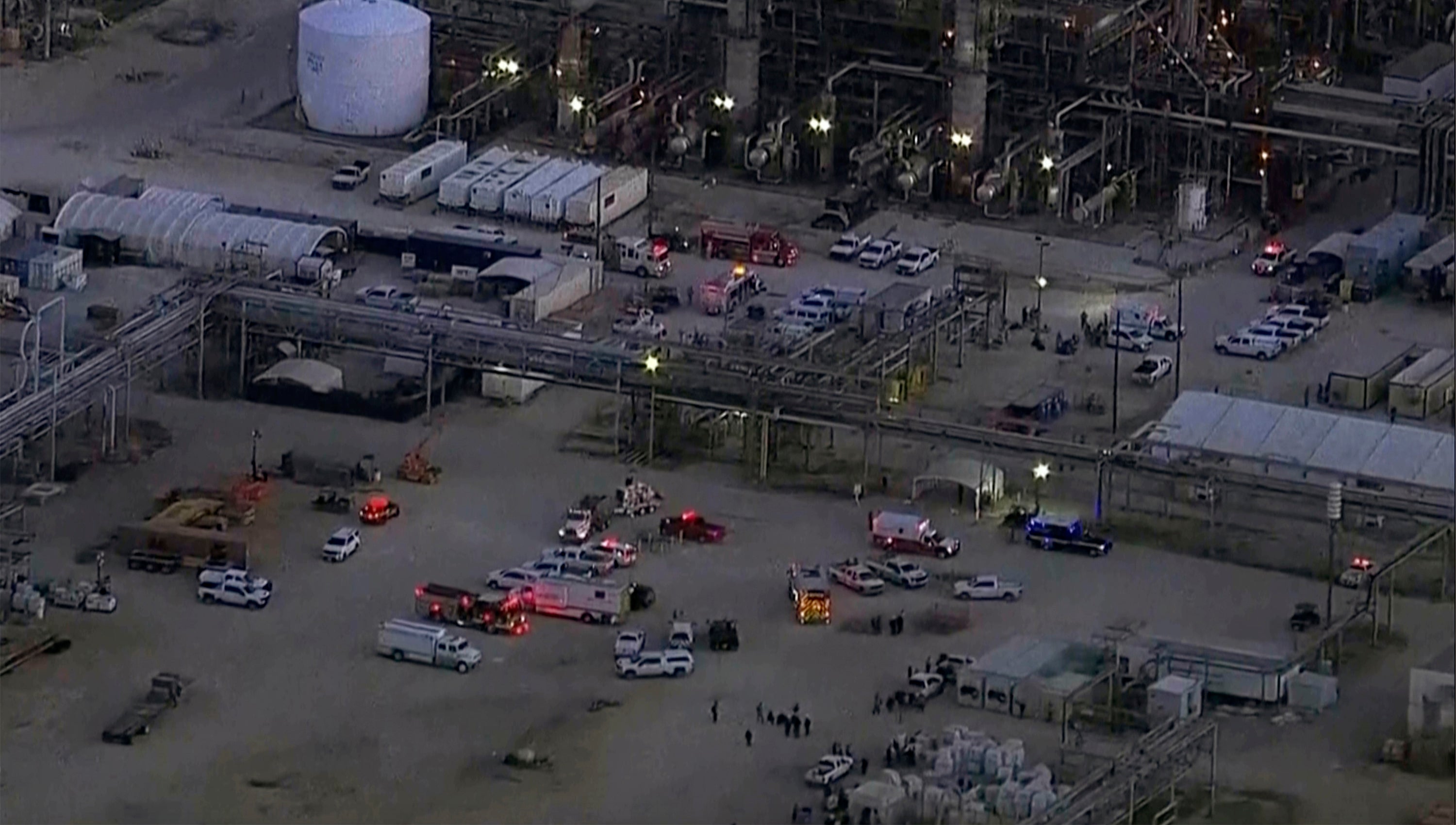 At least two people have died after a leak at a Texas plant, officials said