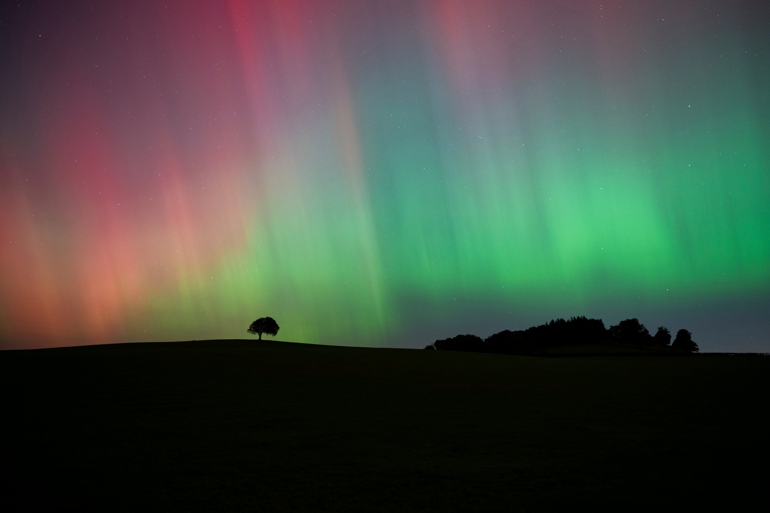 APTOPIX Britain Northern Lights