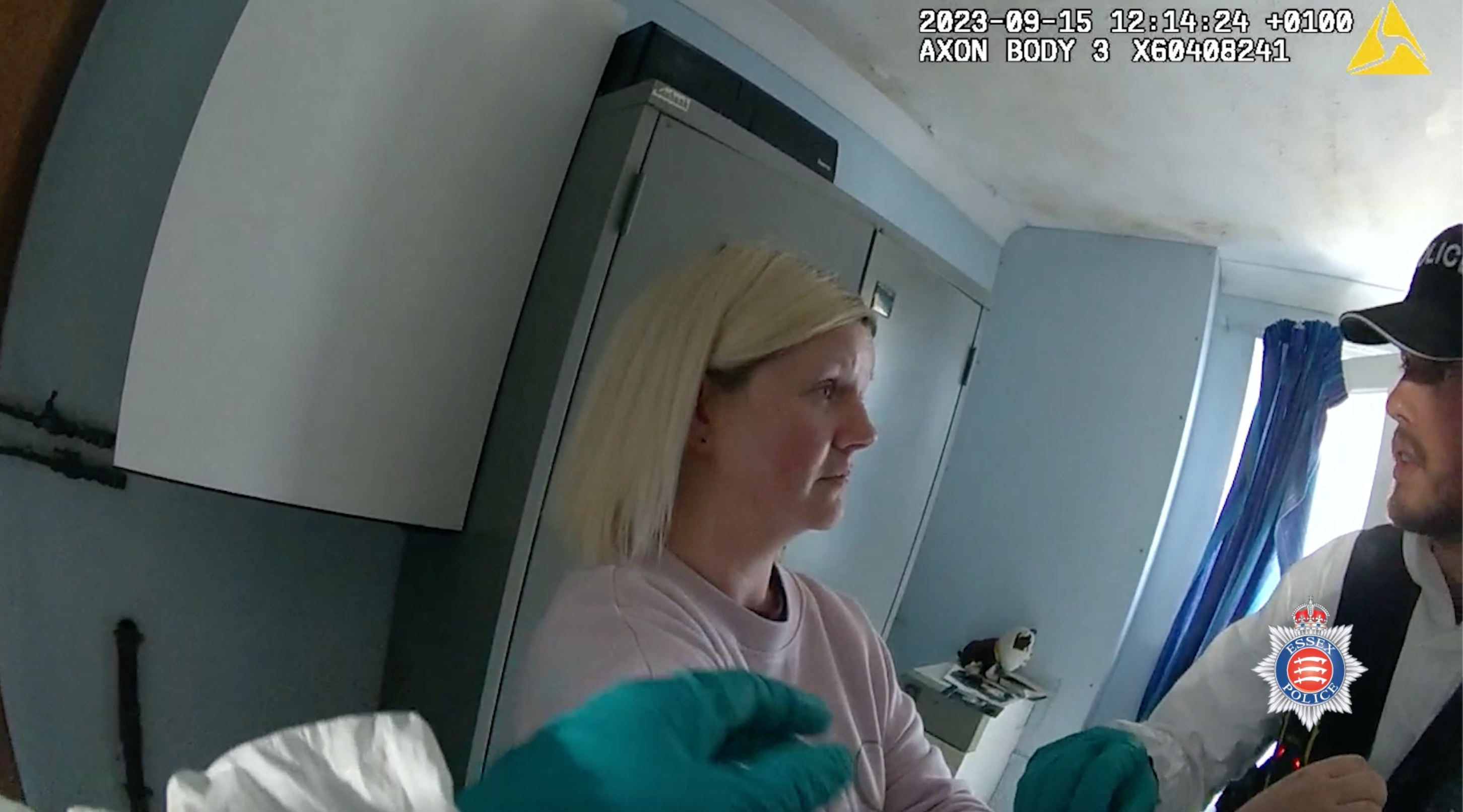 Shocking bodycam footage of McCullough’s arrest lays bare her disturbing demeanour, with her calmly telling officers whilst handcuffed: “Cheer up, at least you’ve caught the bad guy.”