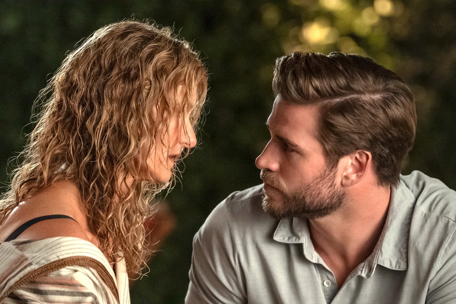 Laura Dern and Liam Hemsworth in ‘Lonely Planet’