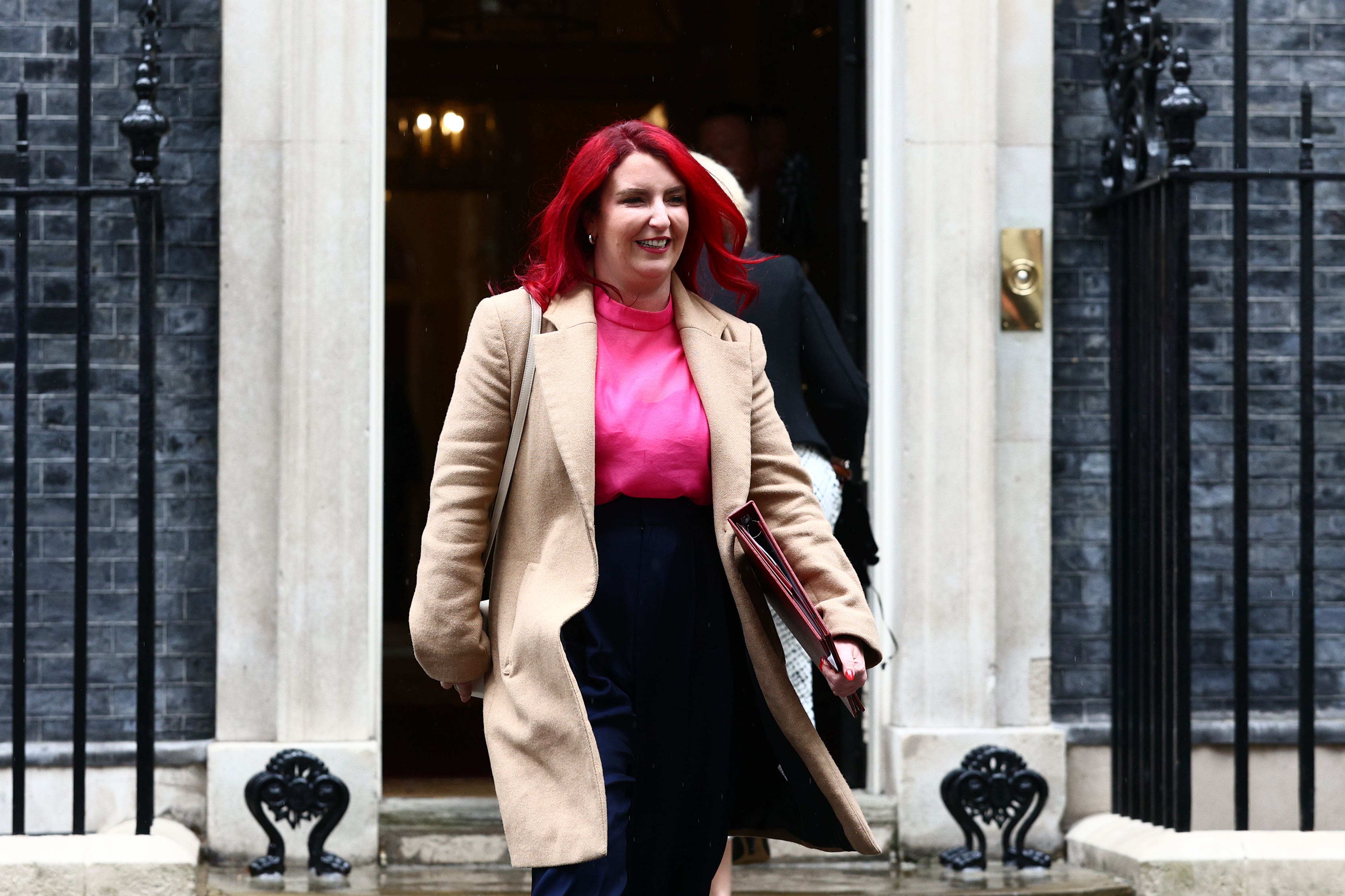 Transport Secretary Louise Haigh, leaving 10 Downing Street, London, after taking part in Prime Minister Sir Keir Starmer’s first Cabinet meeting following the landslide General Election victory for the Labour Party. Picture date: Saturday July 6, 2024.