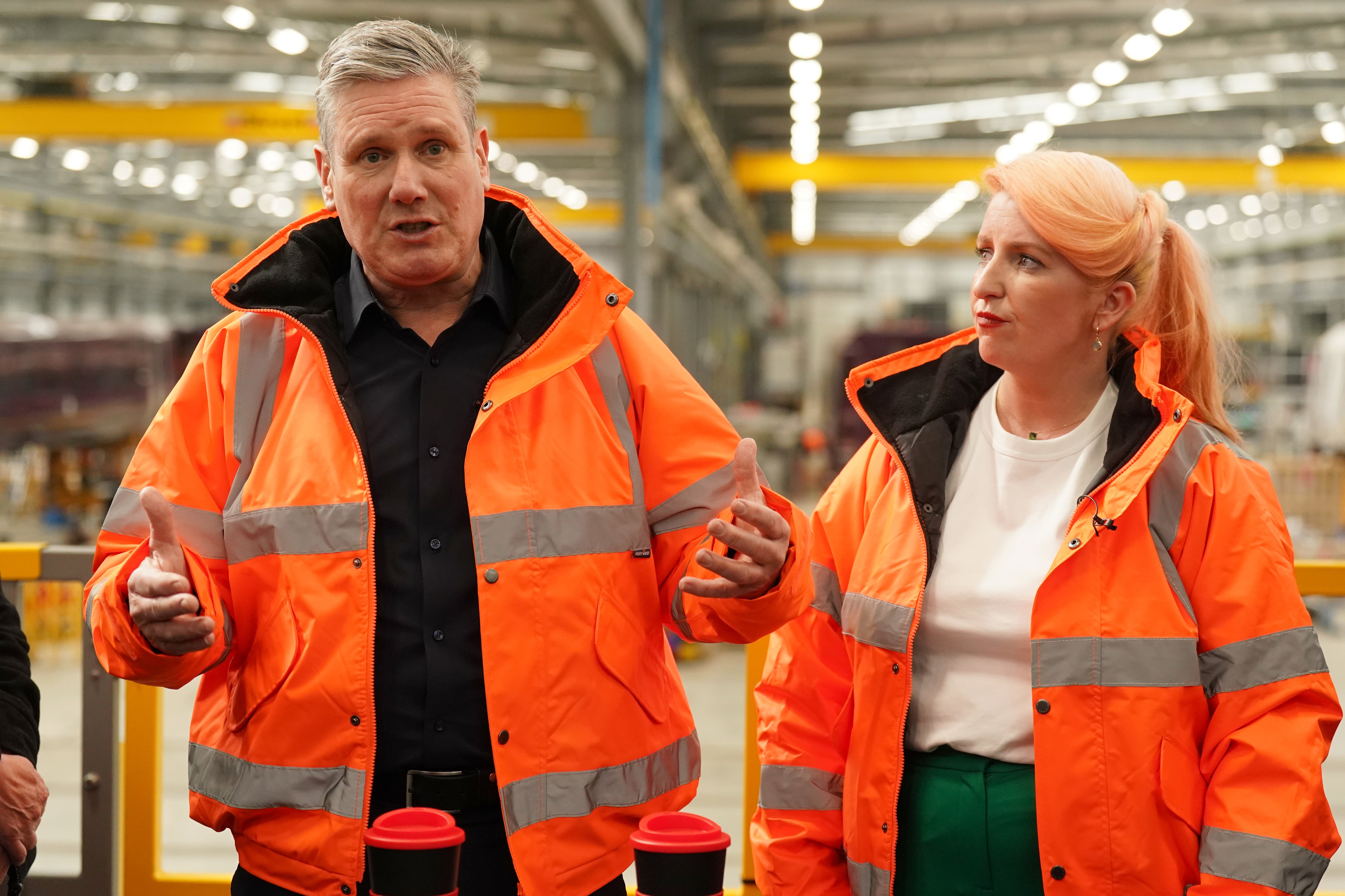 Prime minister Sir Keir Starmer pictured with Ms Haigh