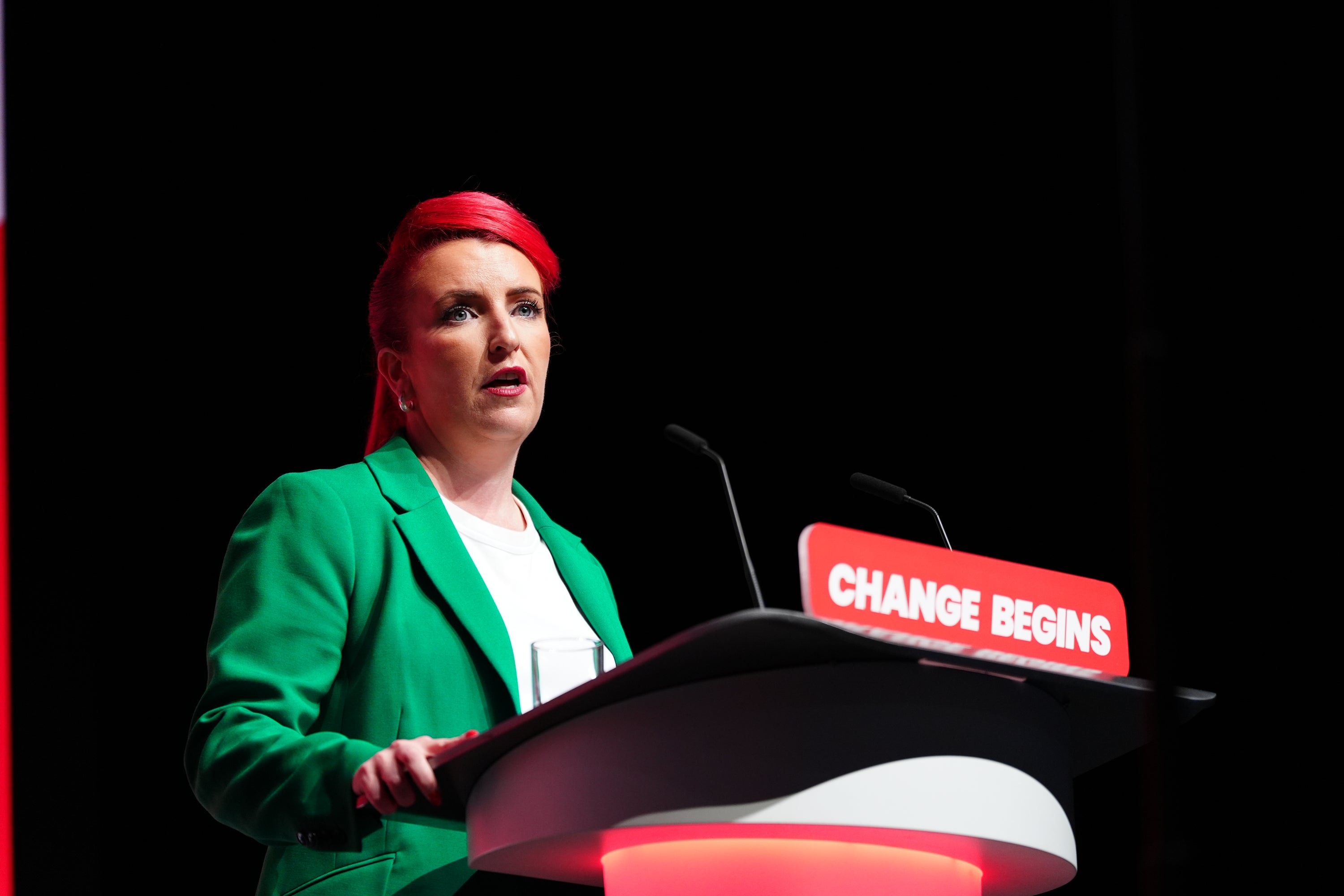 Transport secretary Louise Haigh sparked controversy