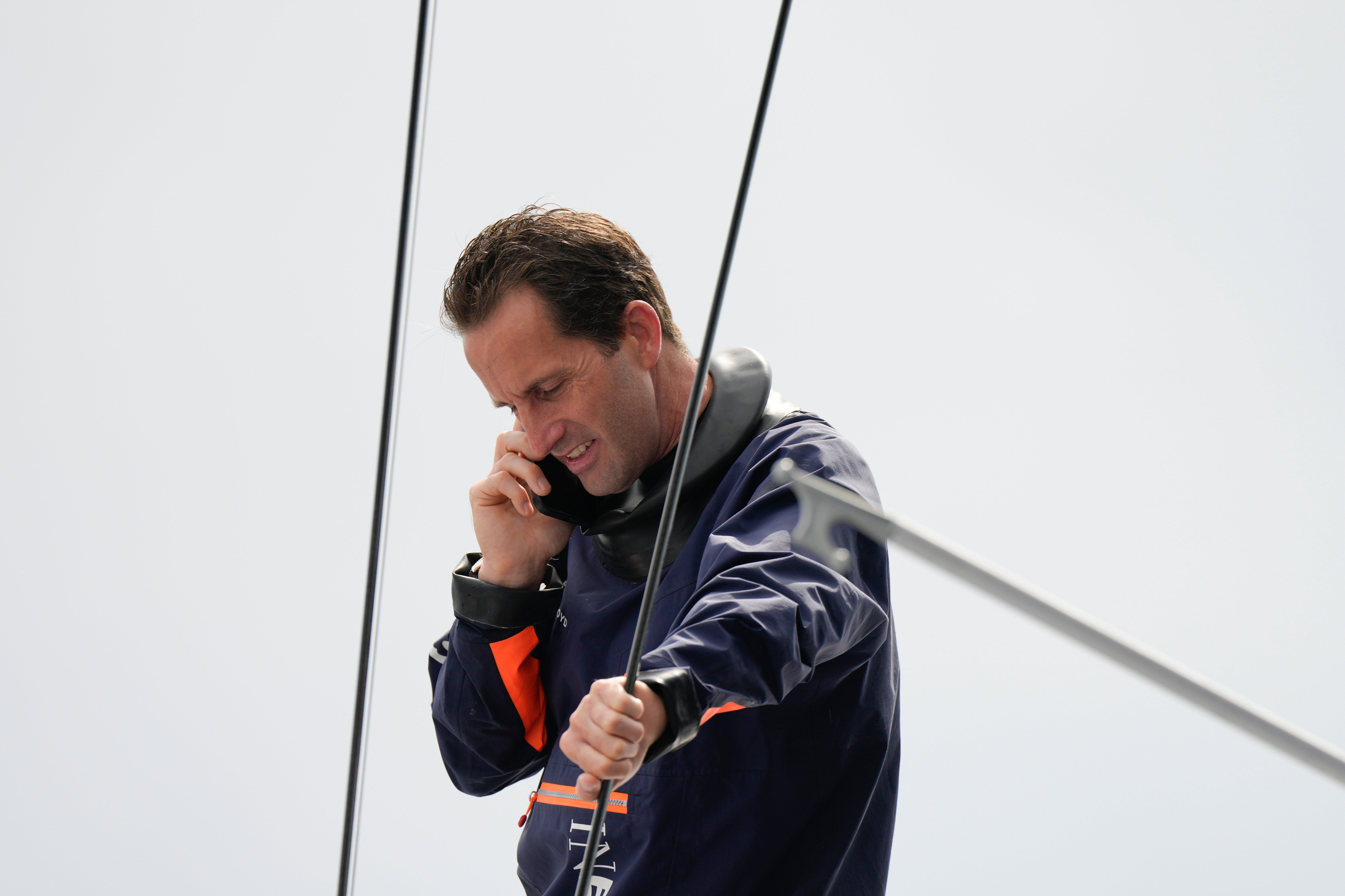 Sir Ben Ainslie has plenty to think about after losing the first two races (Bernat Armangue/AP)