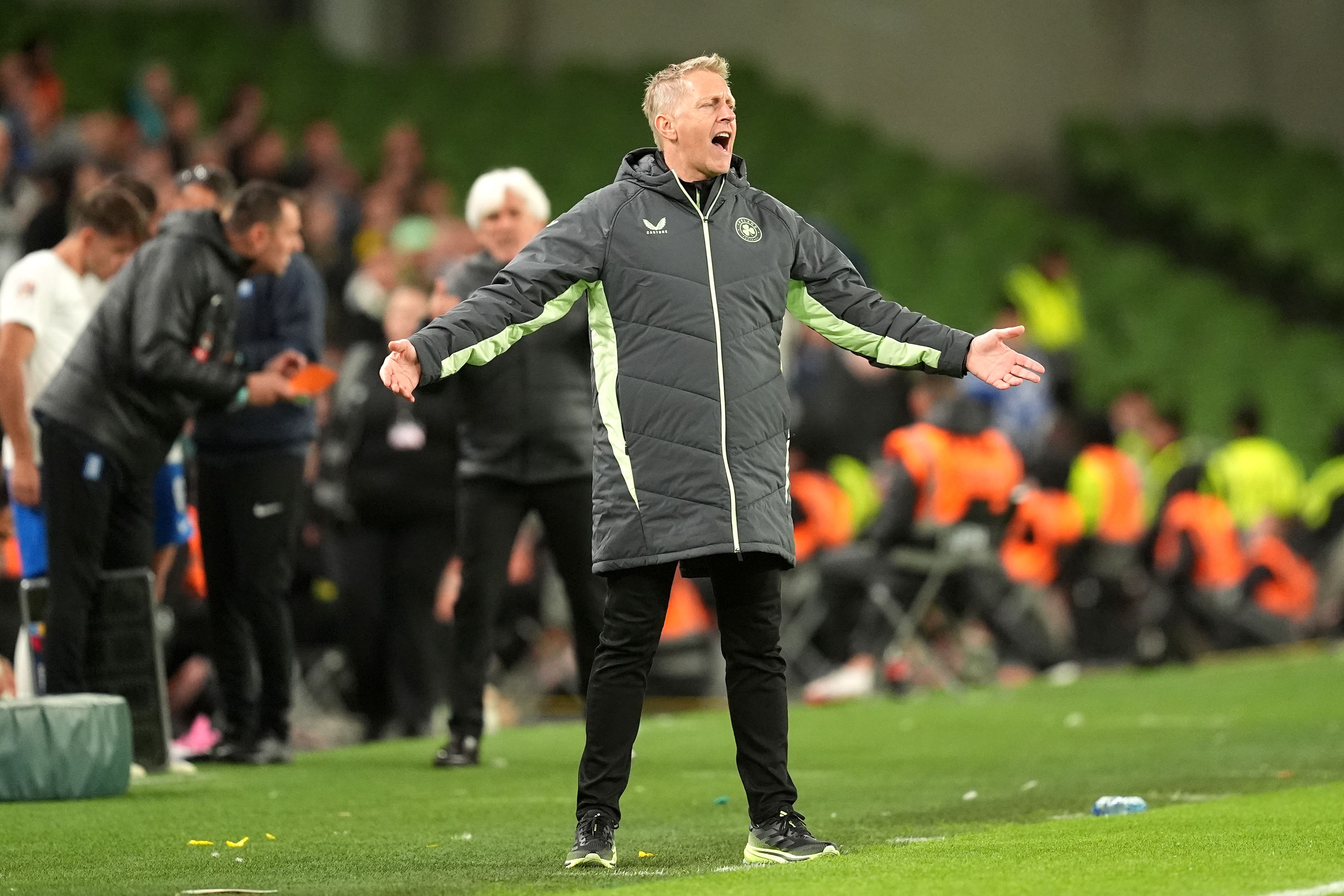 Heimir Hallgrimsson is looking for “warriors” within the Republic of Ireland squad (Niall Carson/PA)