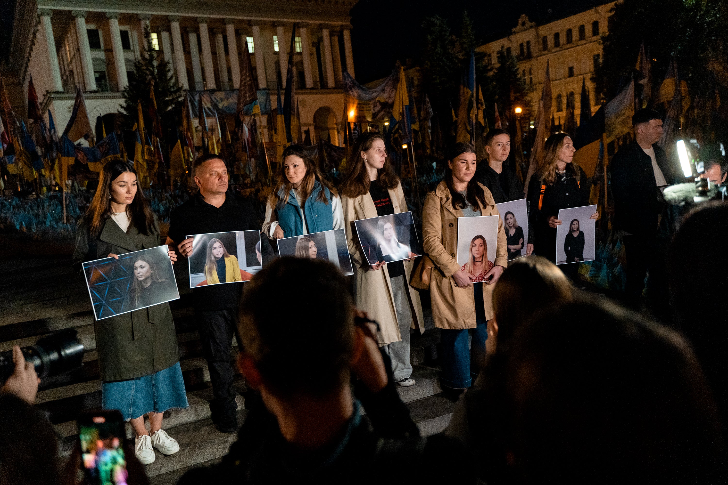 Commemoration of Ukrainian journalist Victoria Roshchyna, who died in Russian captivity, held in Kyiv