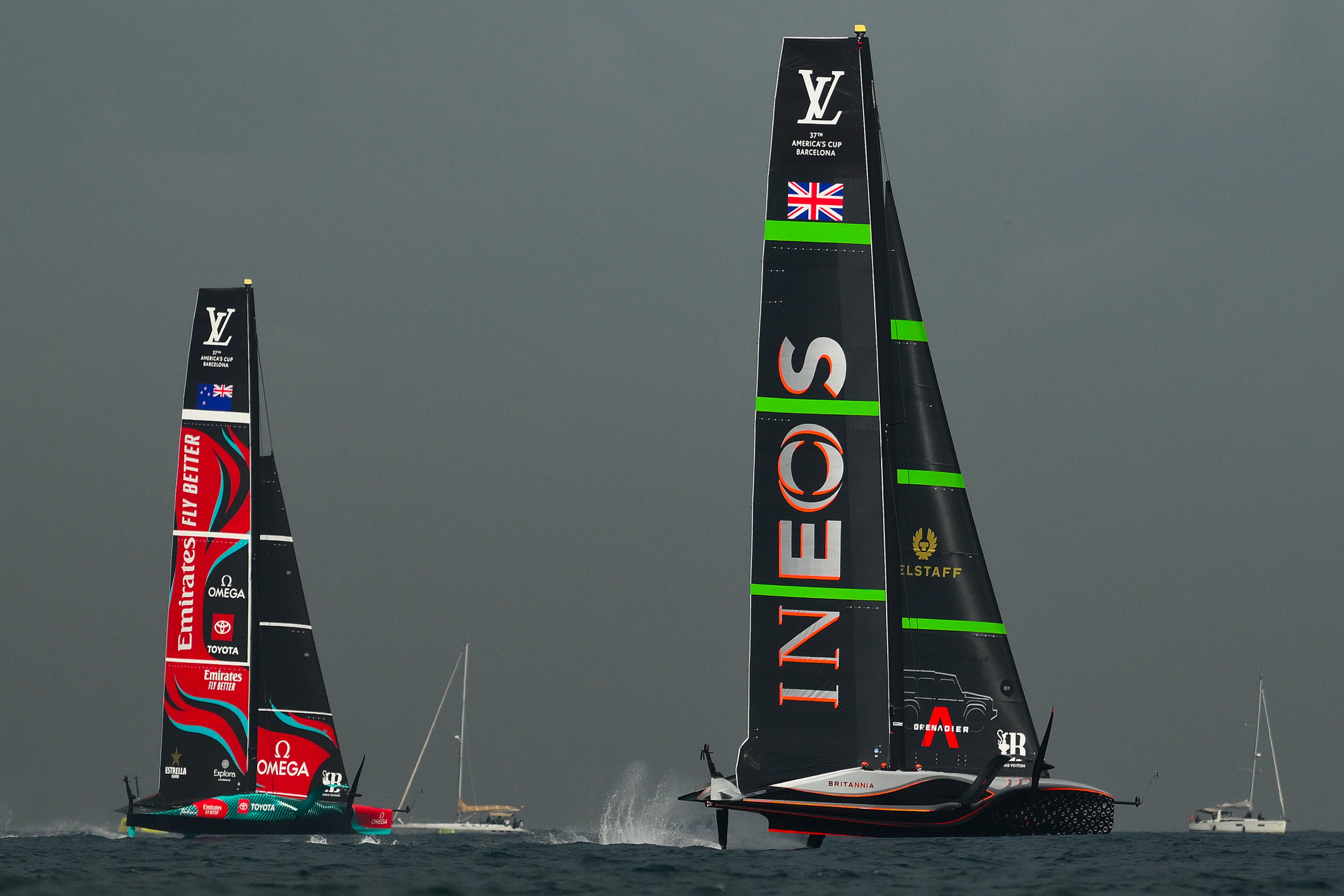 Ineos Britannia are challenging New Zealand for the America’s Cup