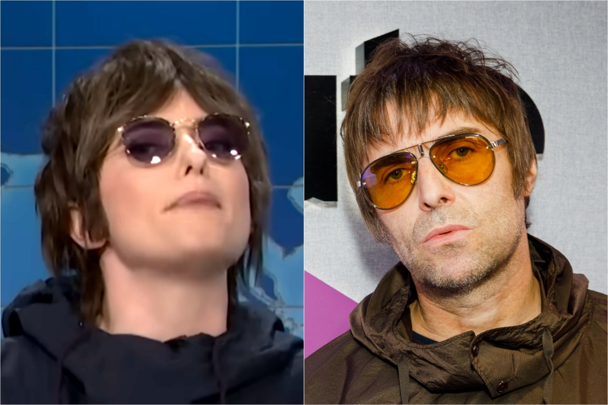 Sarah Sherman and Liam Gallagher